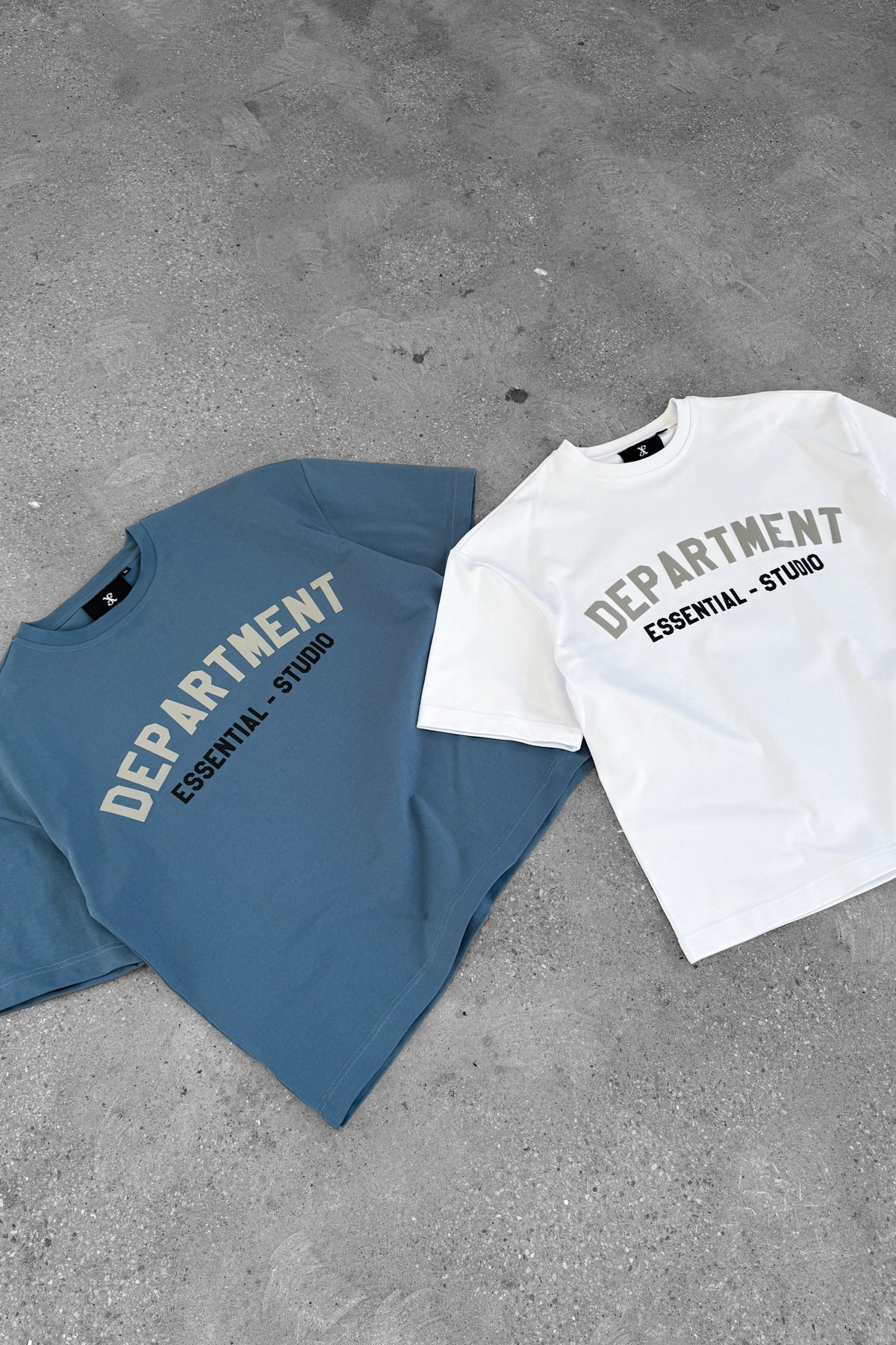 Boxy Department T-Shirt - Slate Blue - Image 11
