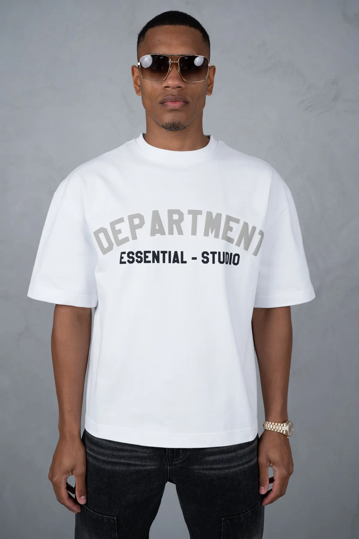 Boxy Department T-Shirt - White - Image 3