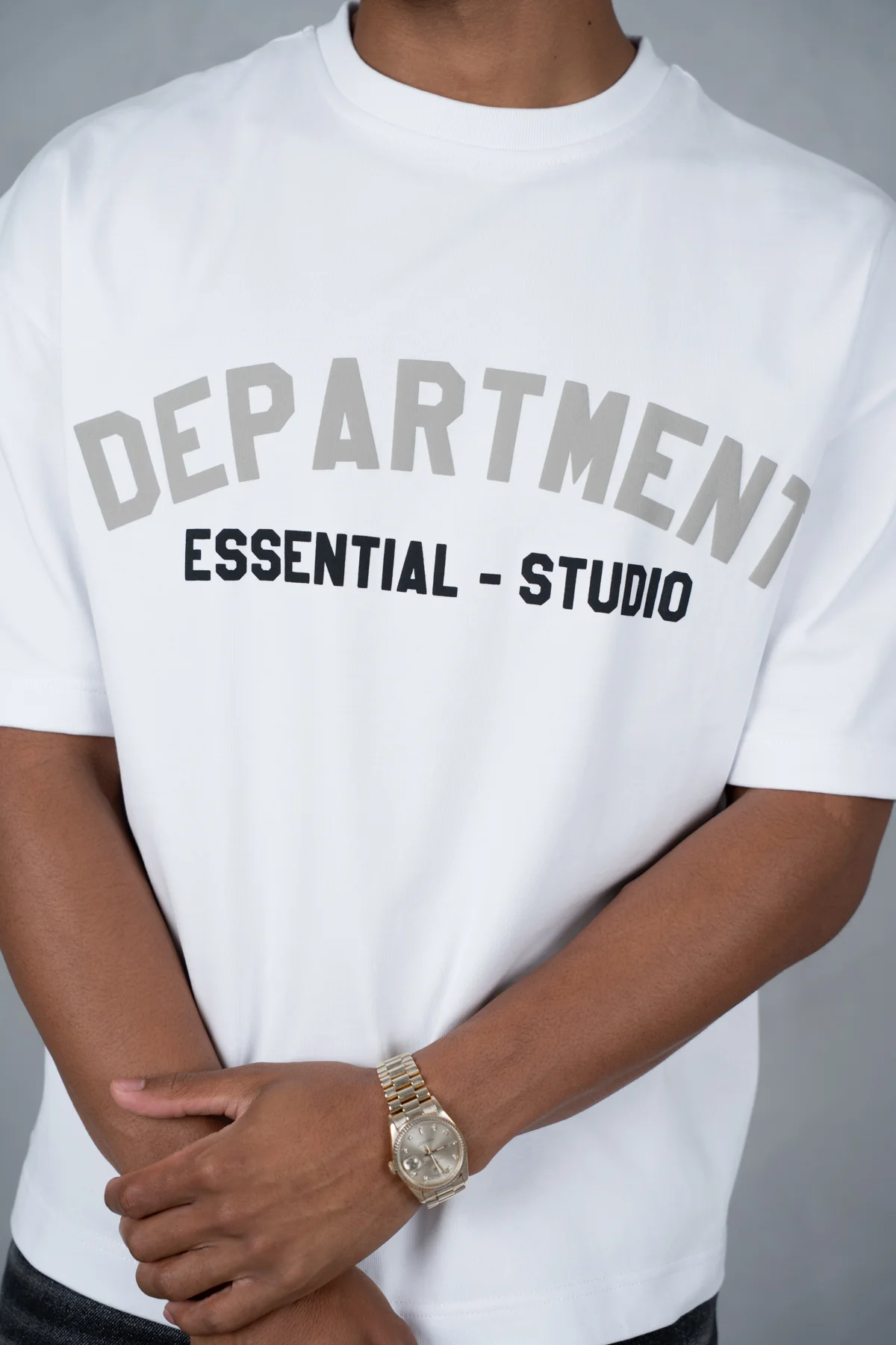 Boxy Department T-Shirt - White - Image 4