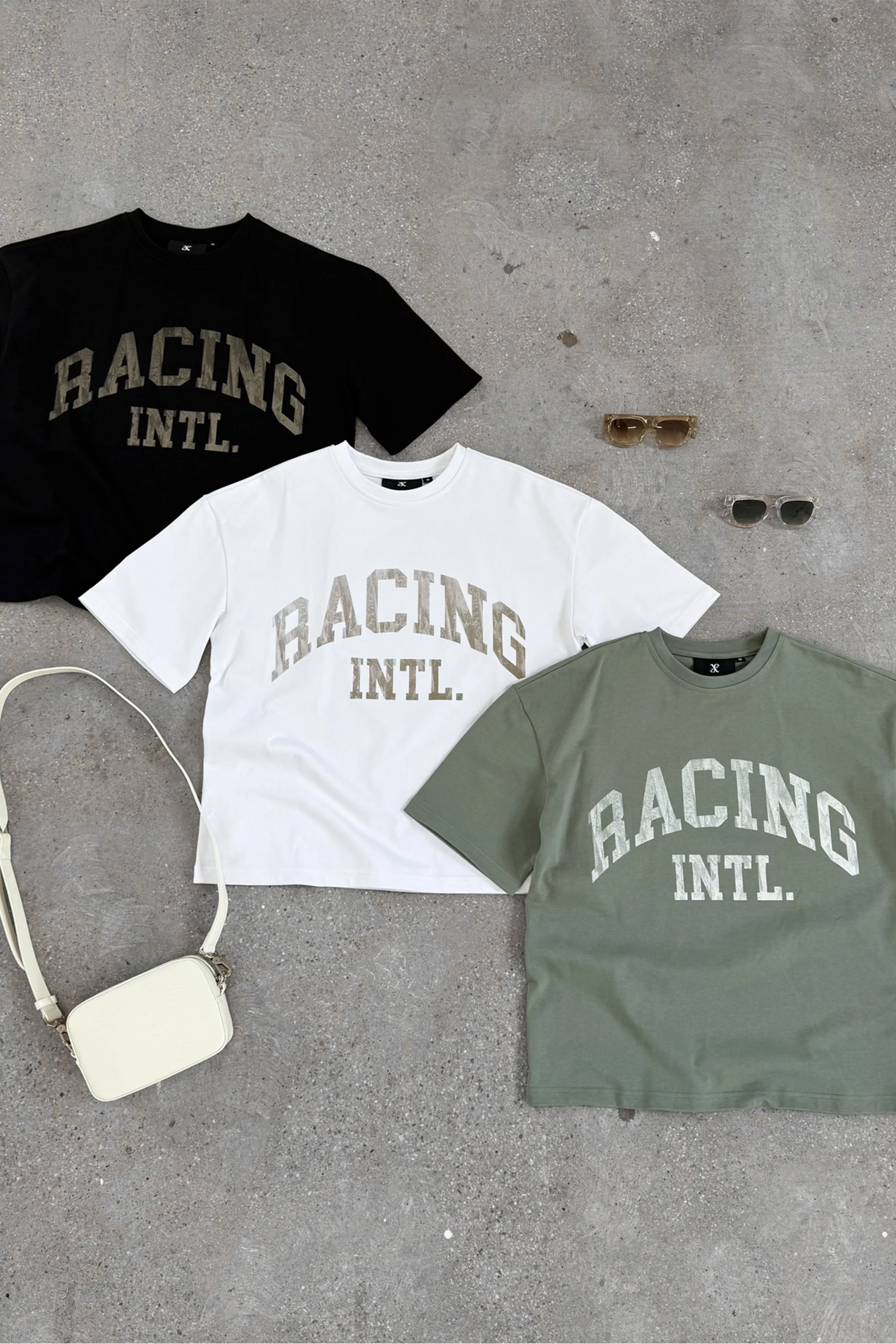 Boxy Racing INTL T-Shirt - Black - Image 11