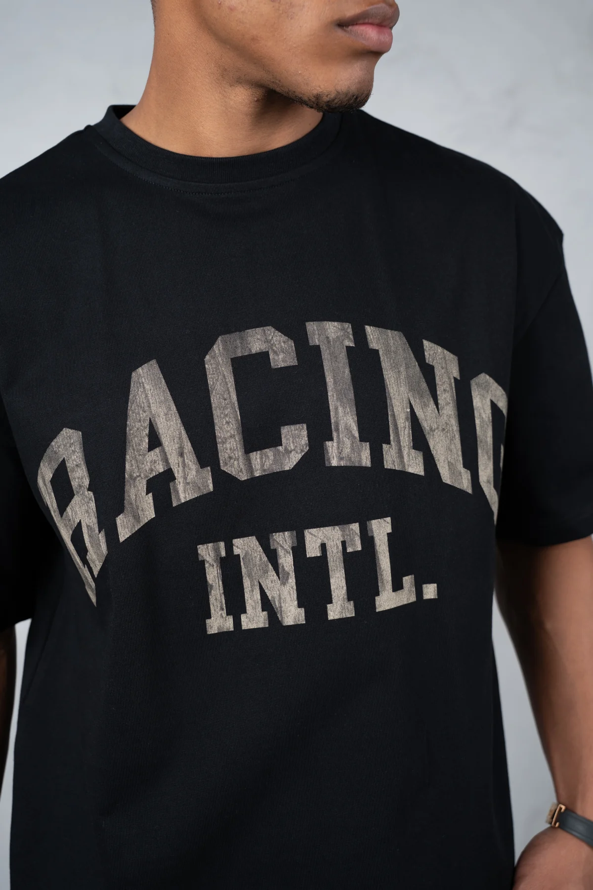 Boxy Racing INTL T-Shirt - Black - Image 4