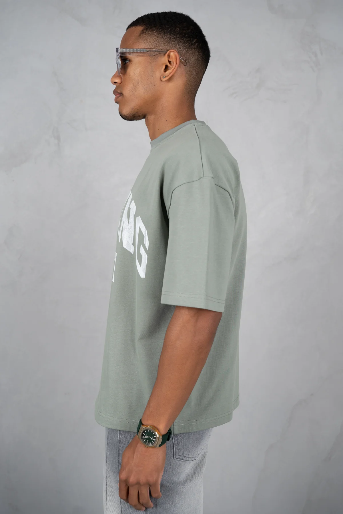 Boxy Racing INTL T-Shirt - Khaki - Image 8