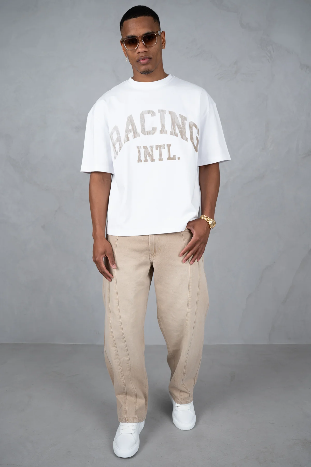 Boxy Racing INTL T-Shirt - White - Image 2