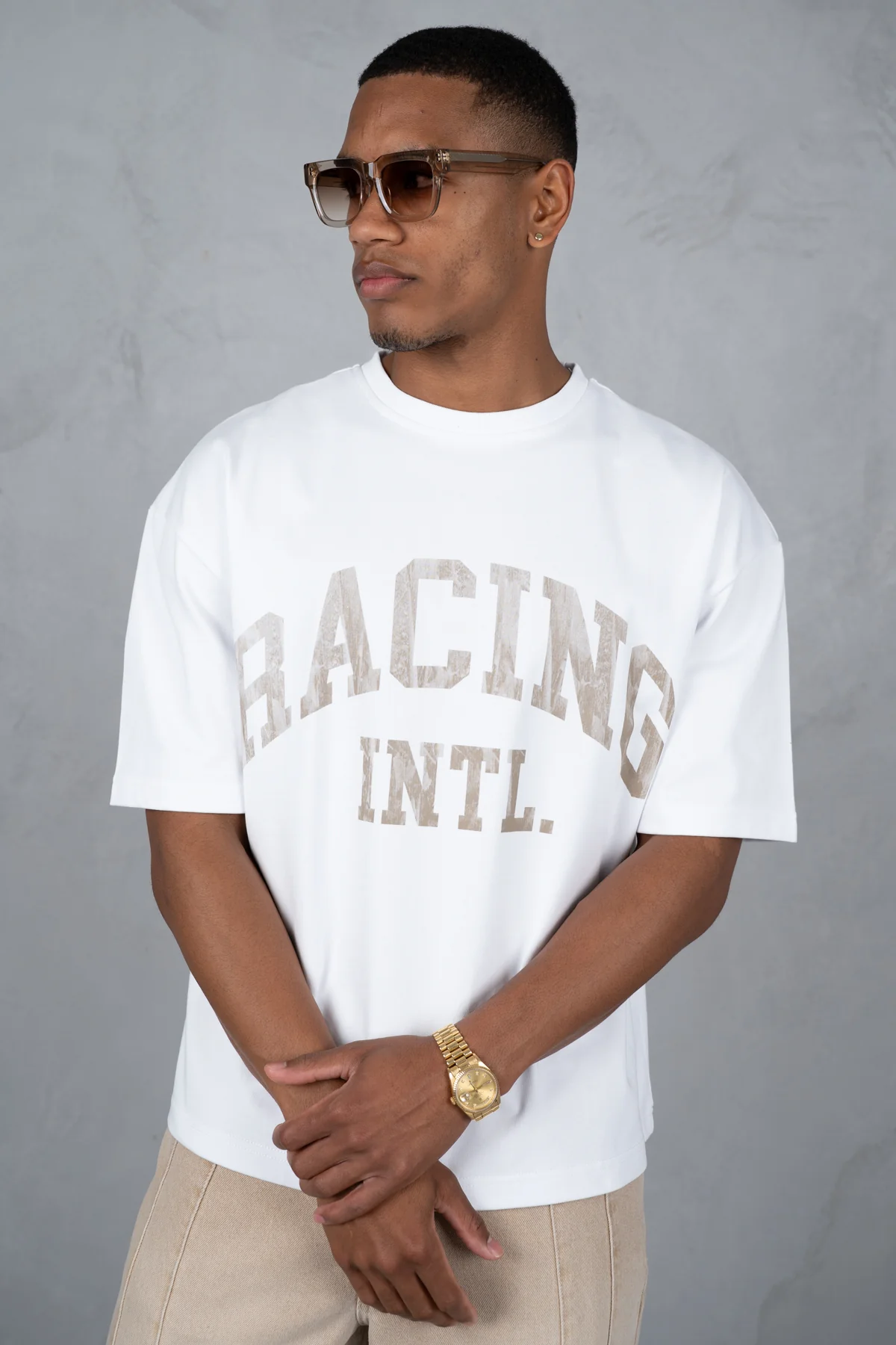 Boxy Racing INTL T-Shirt - White - Image 3