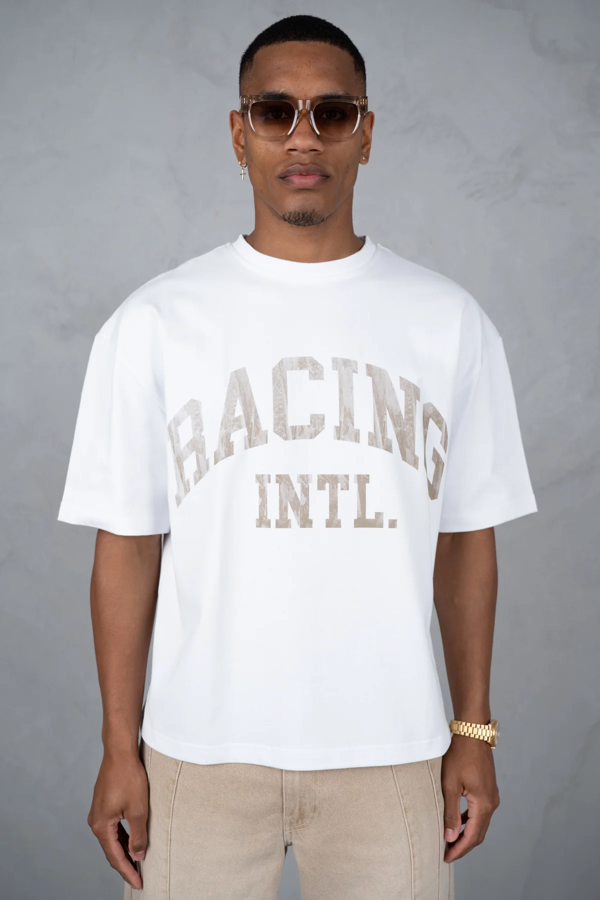Boxy Racing INTL T-Shirt - White - Image 5