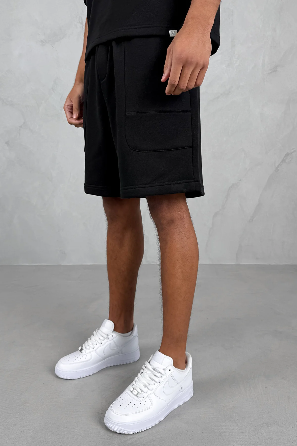 Carpenter Baggy Shorts - Black - Image 6