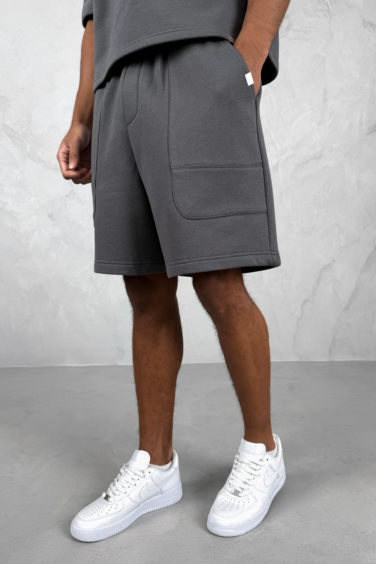 Carpenter Baggy Shorts - Charcoal - Image 6