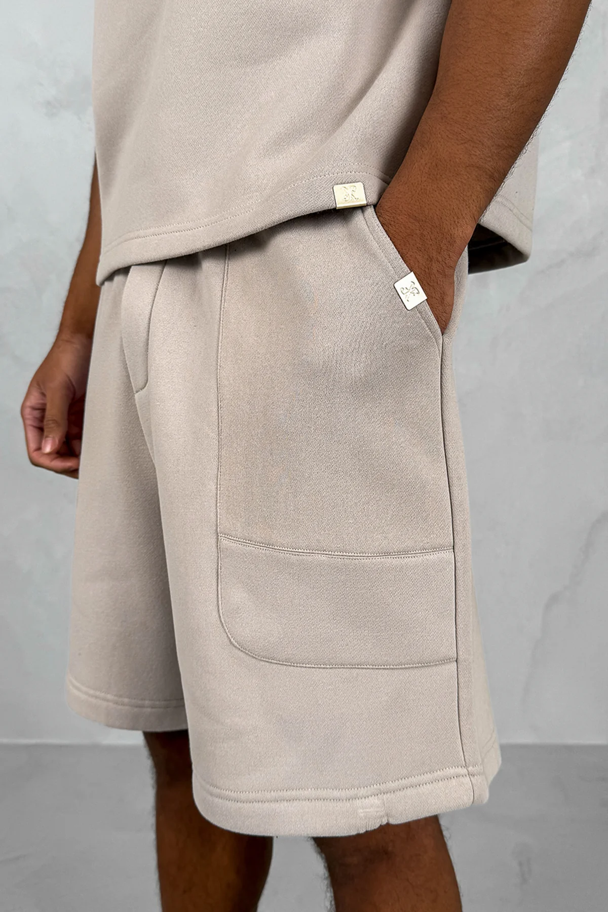 Carpenter Baggy Shorts - Grey - Image 6