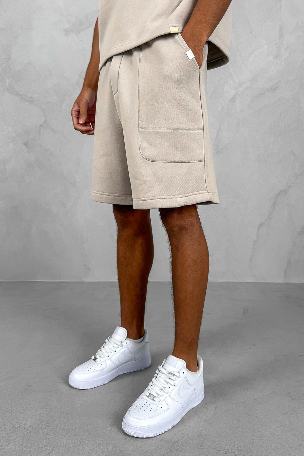 Carpenter Baggy Shorts - Grey - Image 8