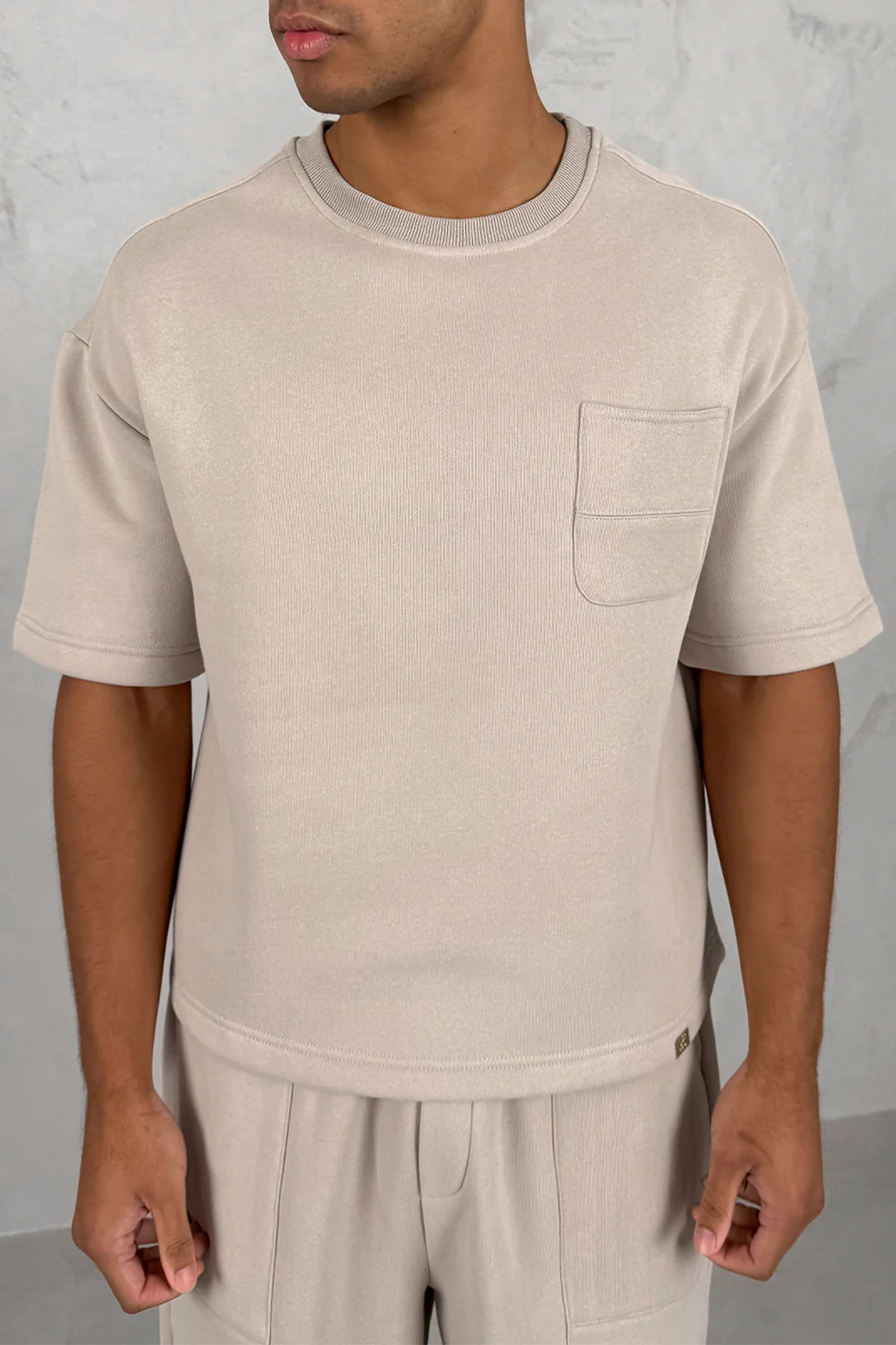 Carpenter Boxy T-Shirt - Grey