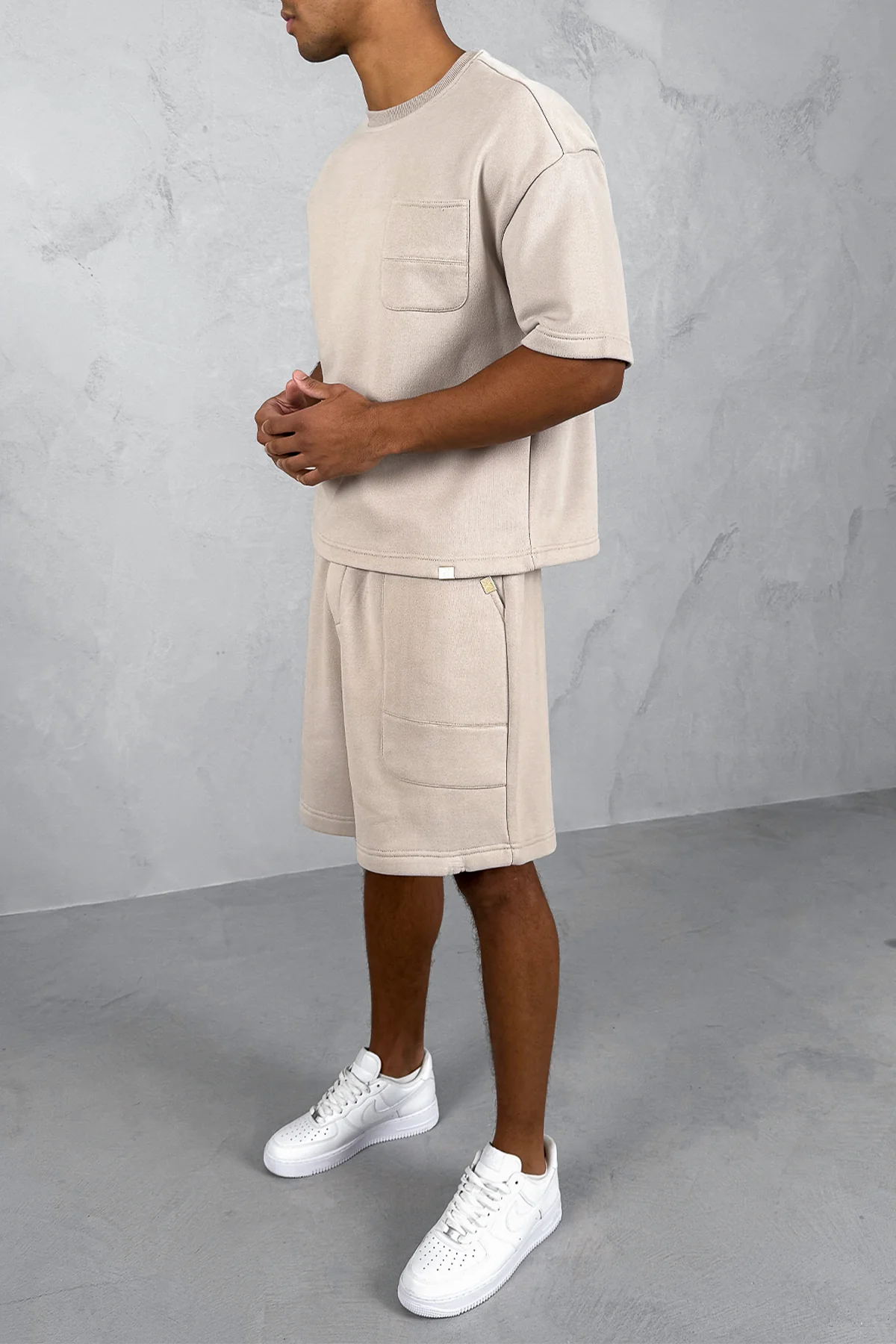 Carpenter Boxy T-Shirt - Grey - Image 2