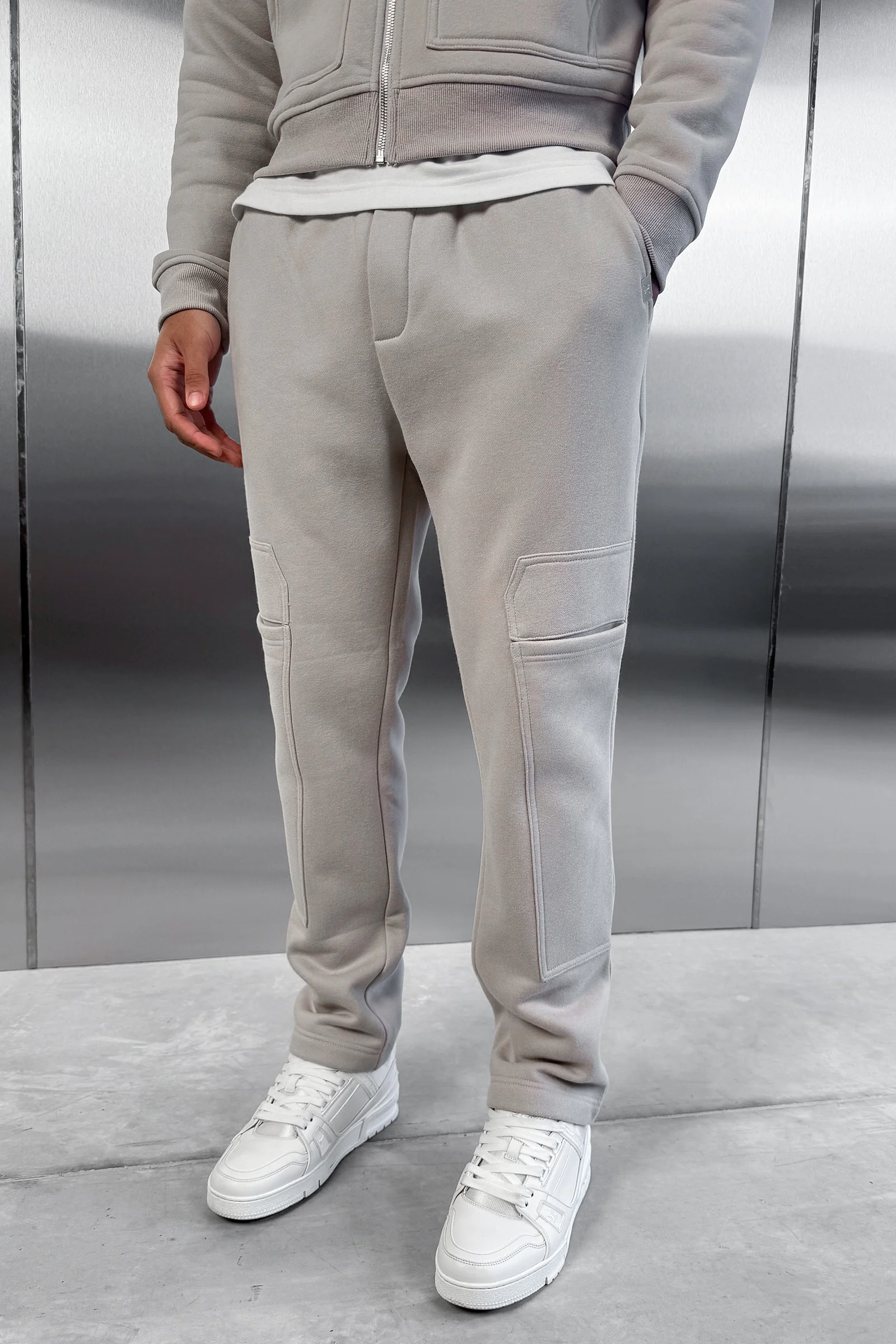 Carpenter Straight Leg Jogger - Grey - Image 4