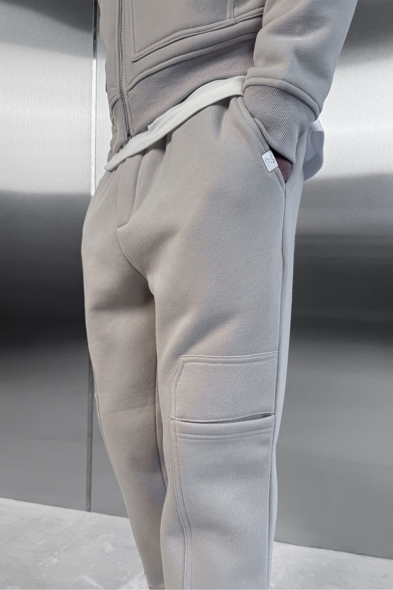 Carpenter Straight Leg Jogger - Grey - Image 5