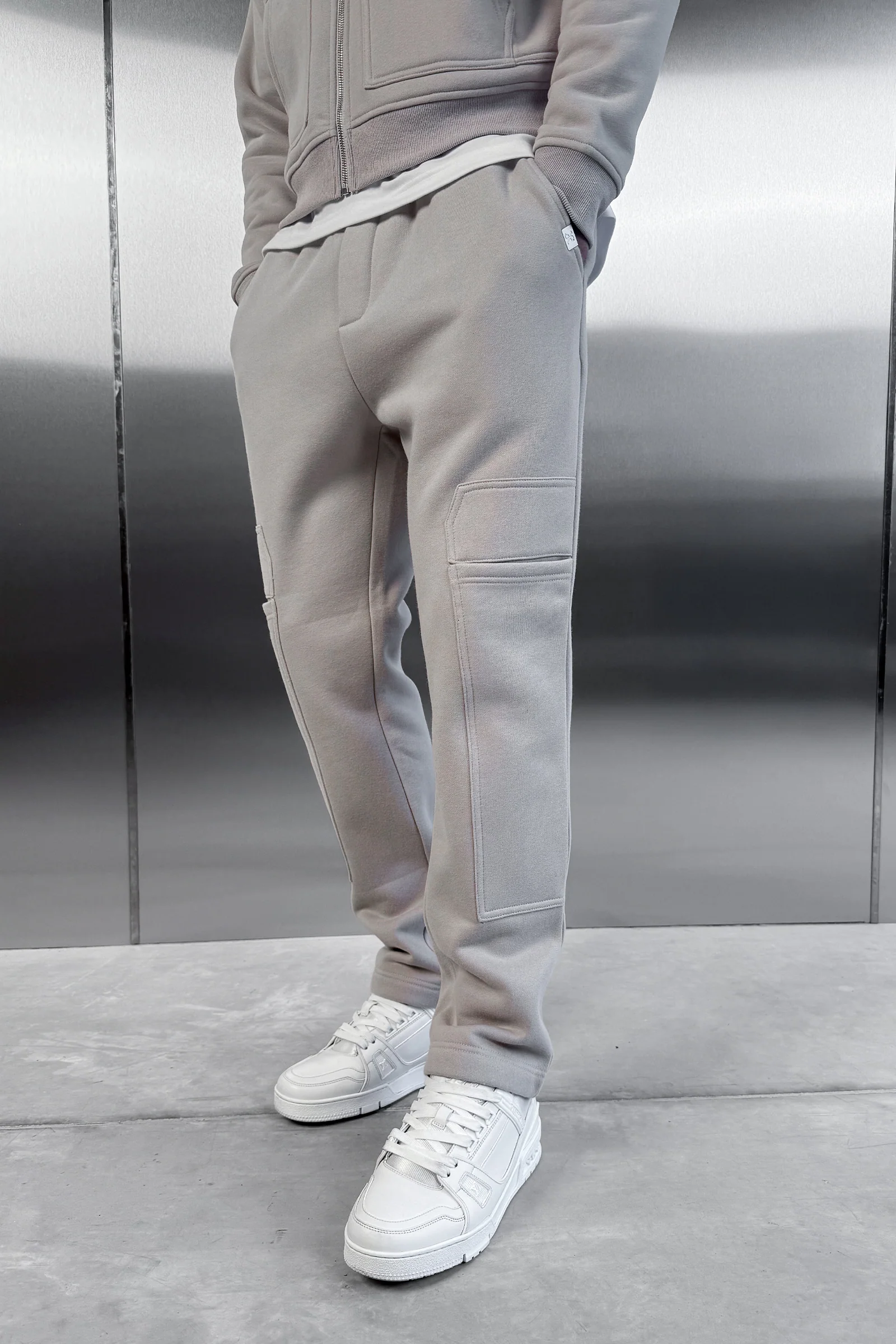 Carpenter Straight Leg Jogger - Grey - Image 6