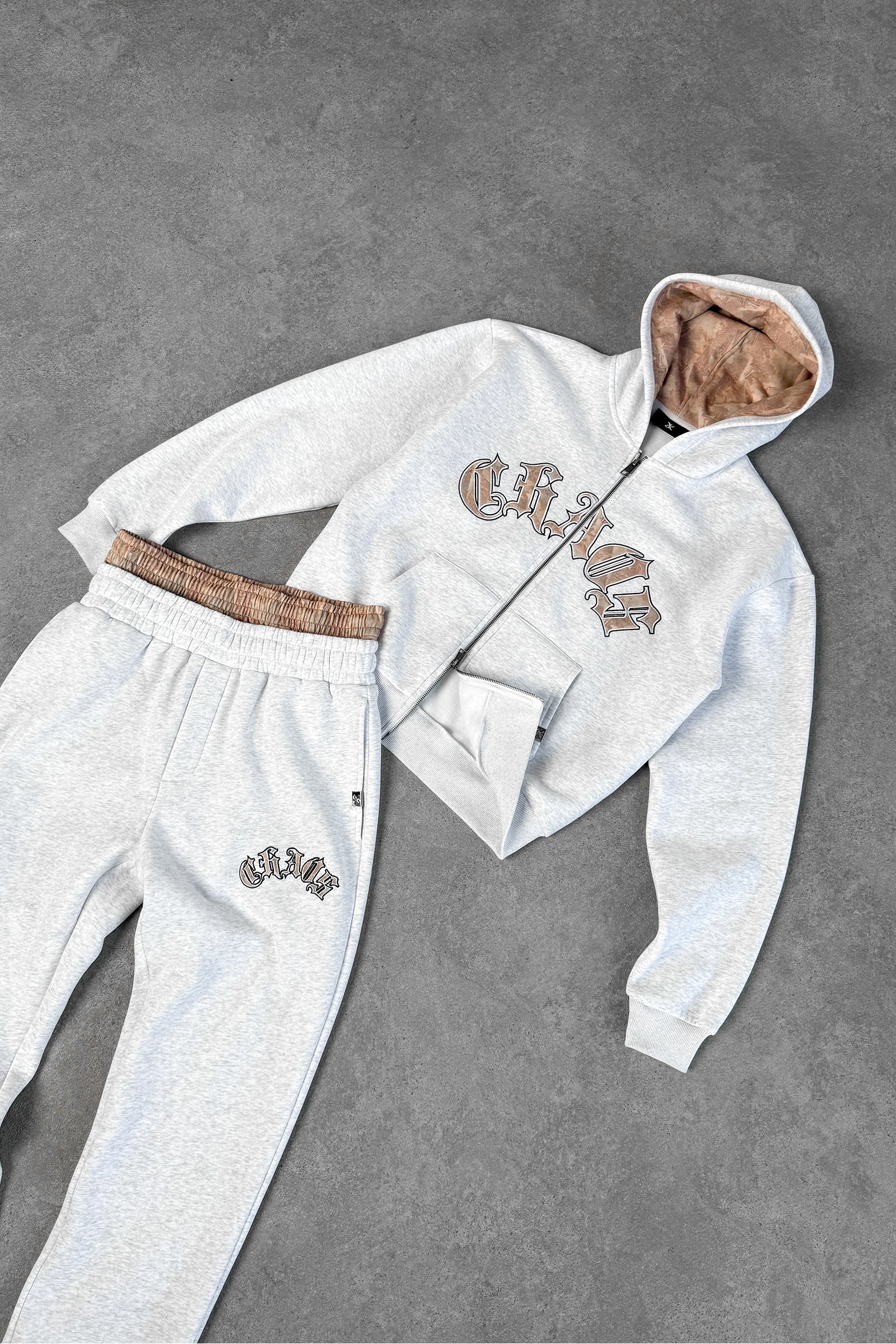 Chaos Real-Tree Camo Hoodie - Grey - Image 12