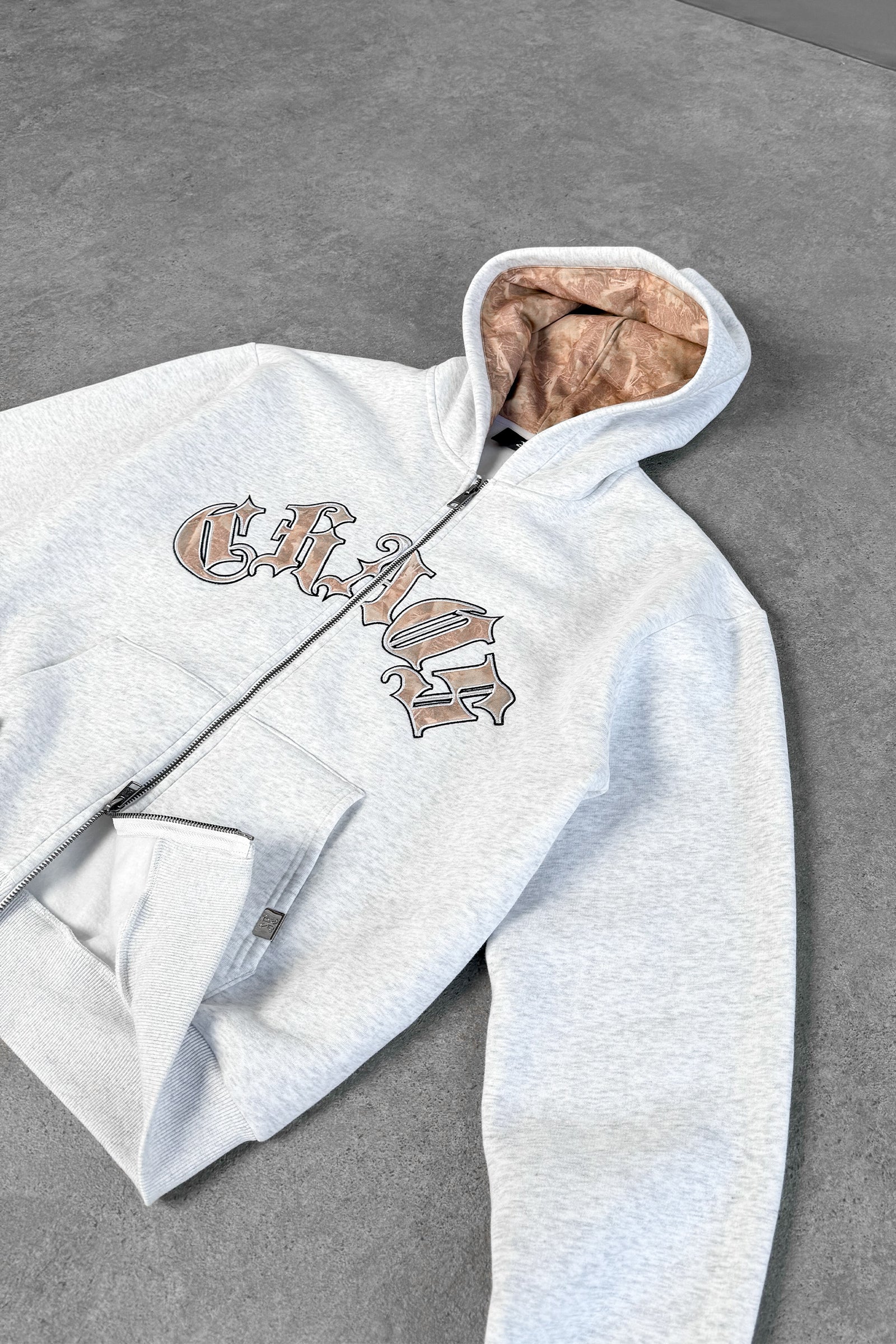 Chaos Real-Tree Camo Hoodie - Grey - Image 14