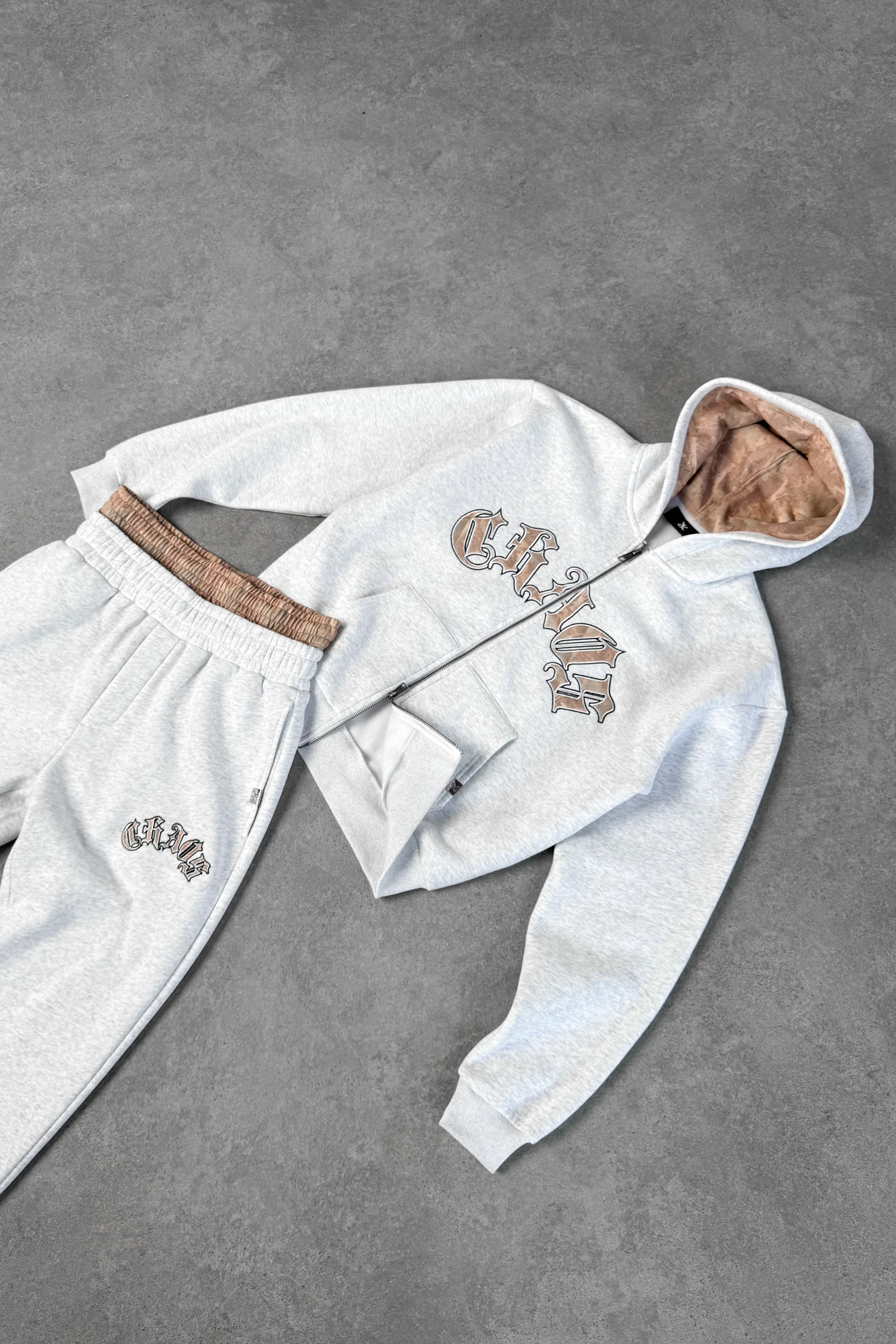 Chaos Real-Tree Camo Hoodie - Grey - Image 15