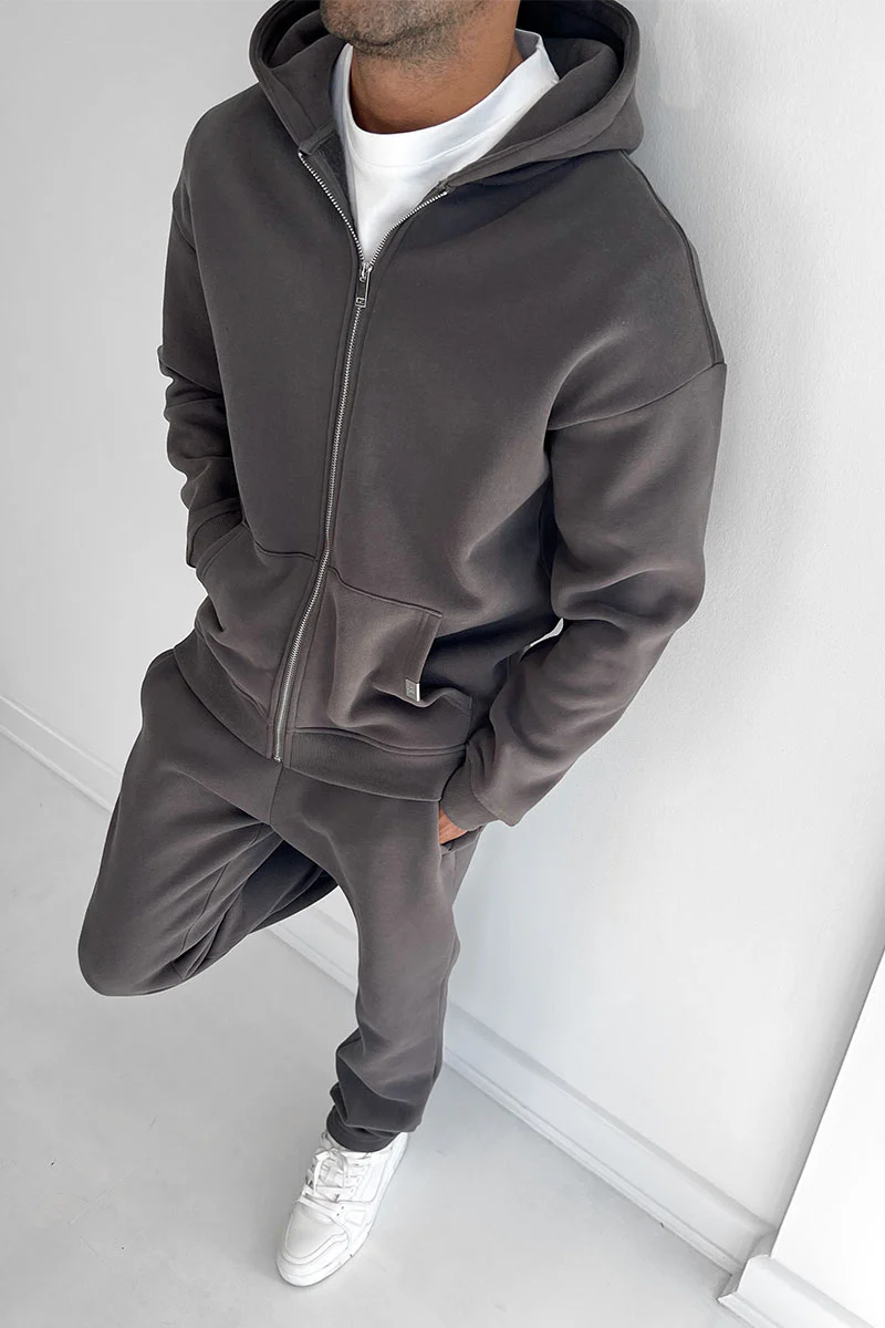 Essential Straight Leg Jogger - Charcoal - Image 4