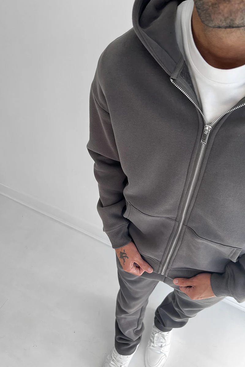 Essential Straight Leg Jogger - Charcoal - Image 5