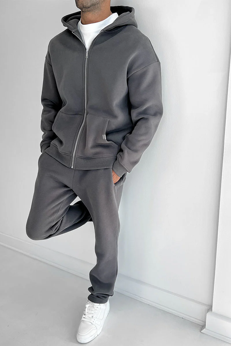 Essential Straight Leg Jogger - Charcoal - Image 6