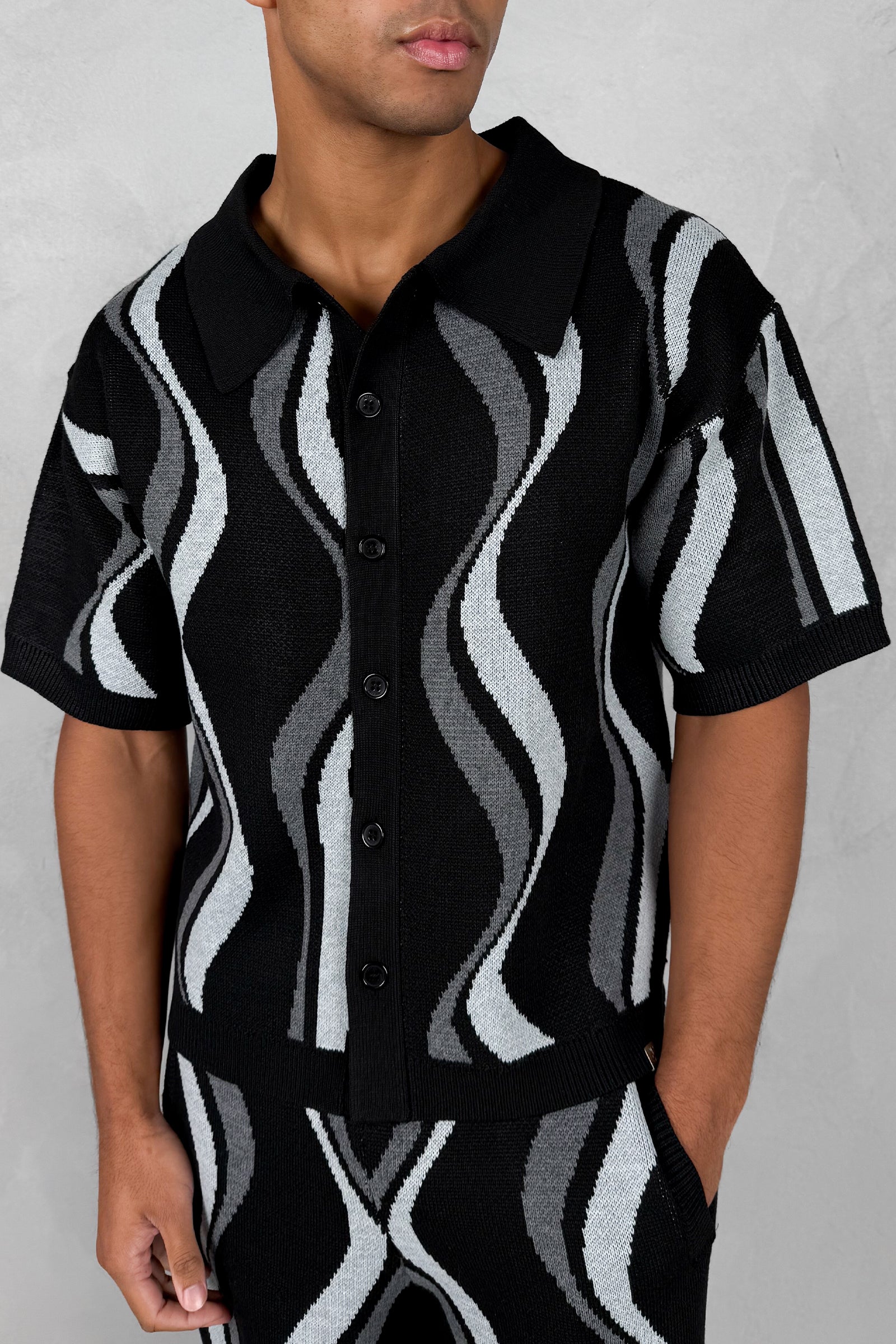 Flow Knitted Shorts - Black - Image 11