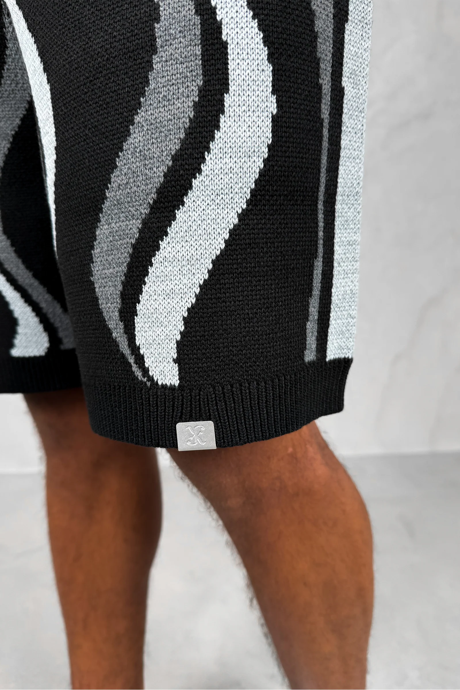 Flow Knitted Shorts - Black - Image 13