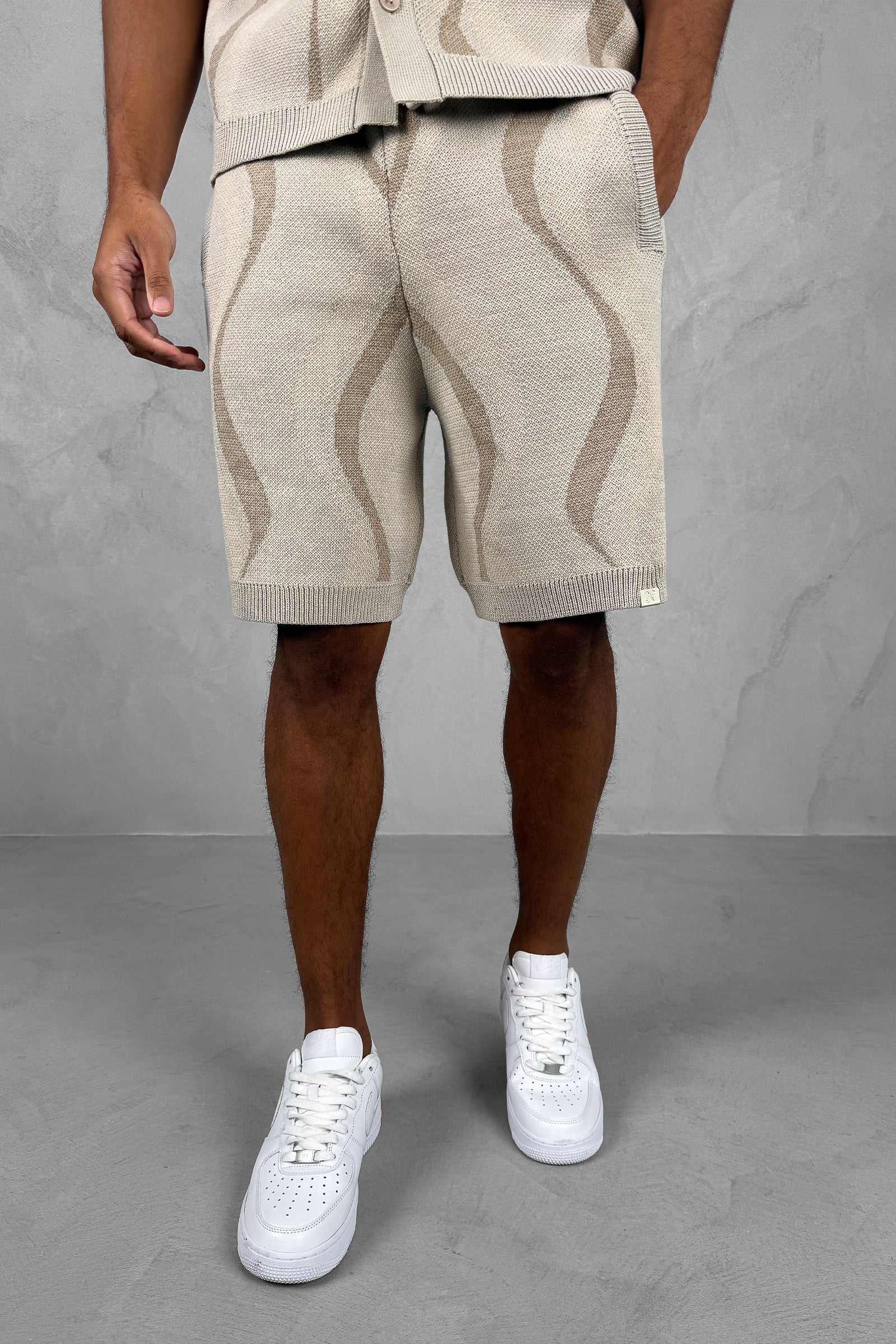 Flow Knitted Shorts - Off White - Image 11