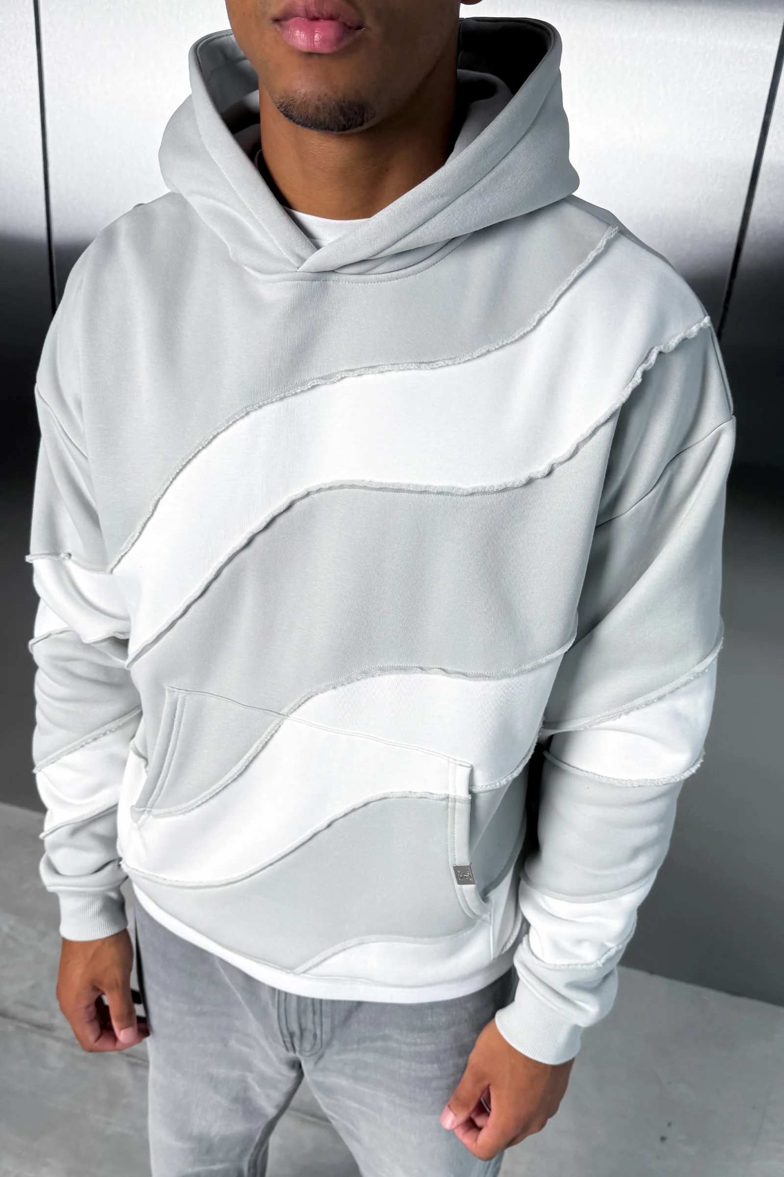 Flow Stitch And Repair Hoodie - Grey - Image 2