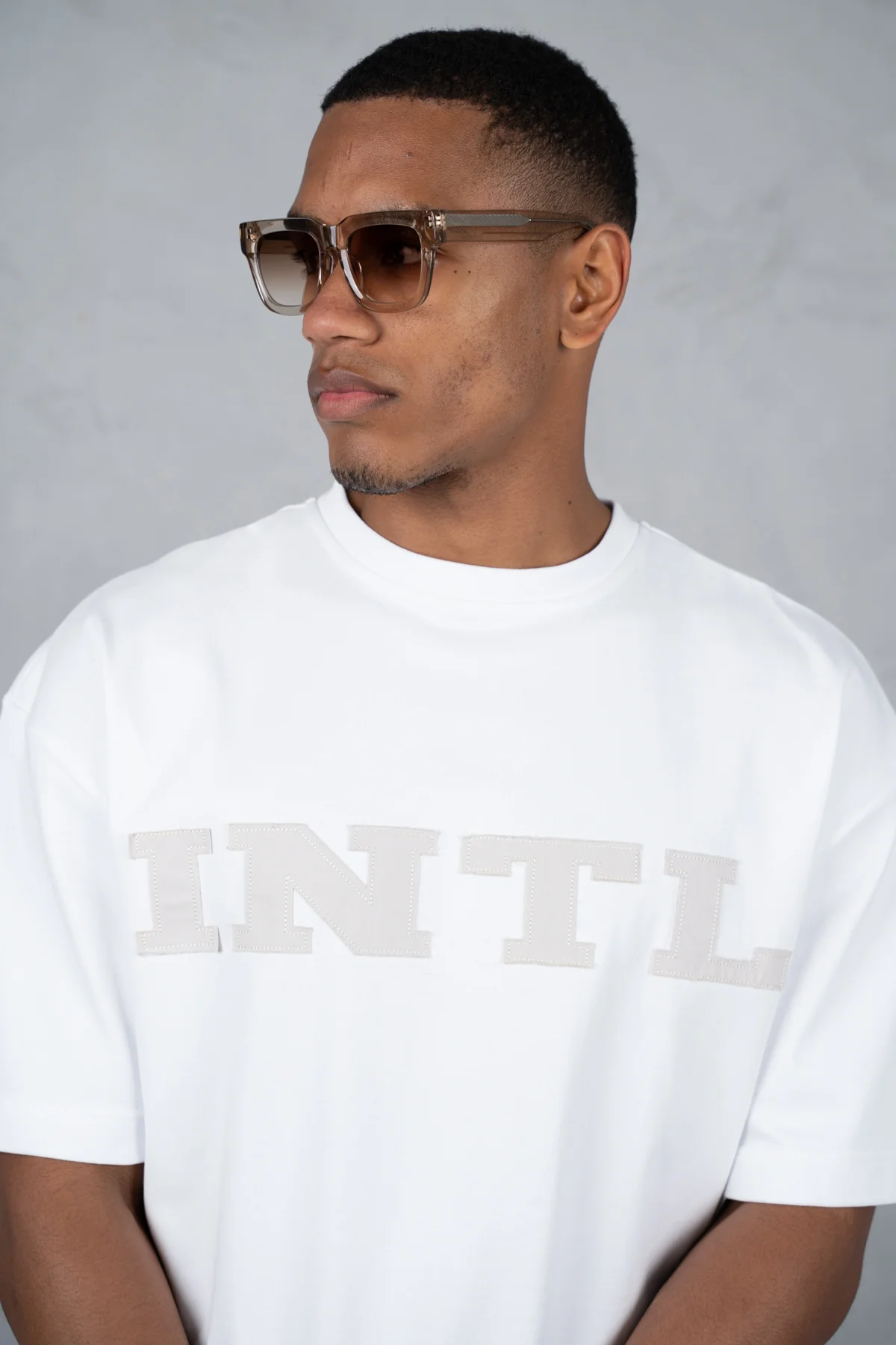 INTL Boxy T-Shirt - White - Image 6