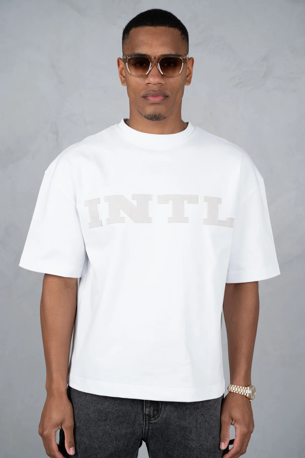INTL Boxy T-Shirt - White - Image 7