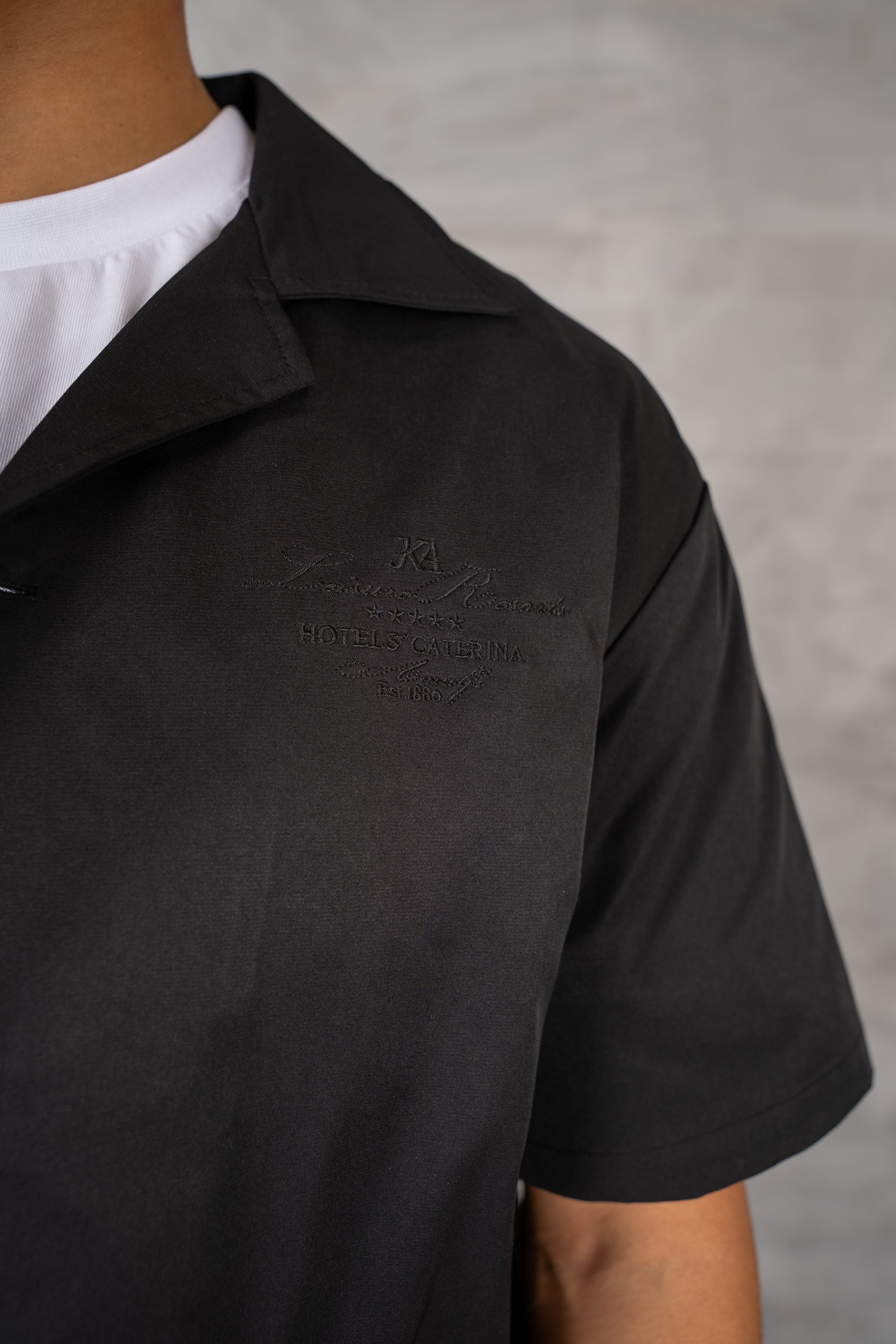 Caterina Resort Shirt - Black - Image 3