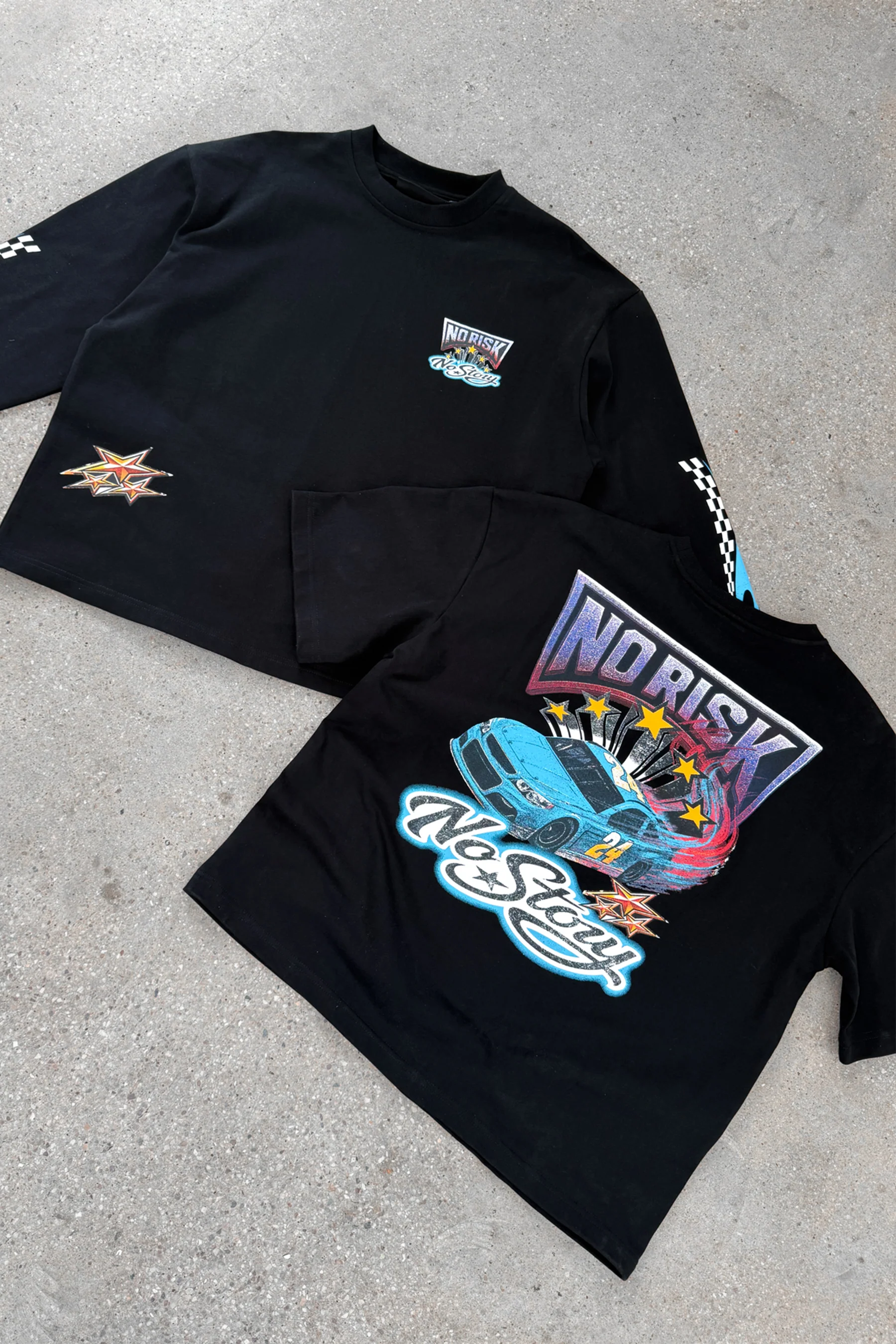 No Risk No Story Boxy Long Sleeve T-Shirt - Black - Image 11