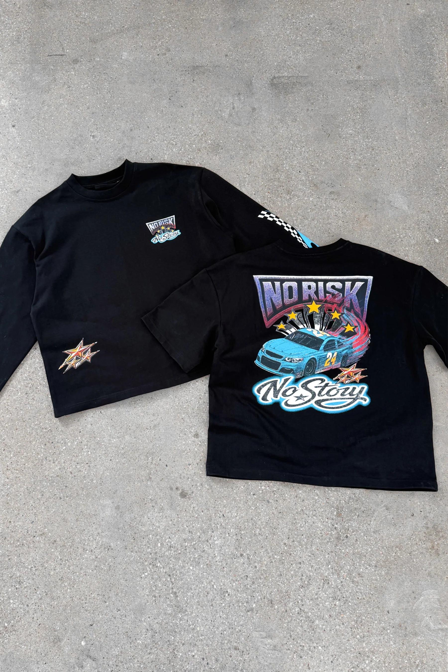 No Risk No Story Boxy T-Shirt - Black - Image 10