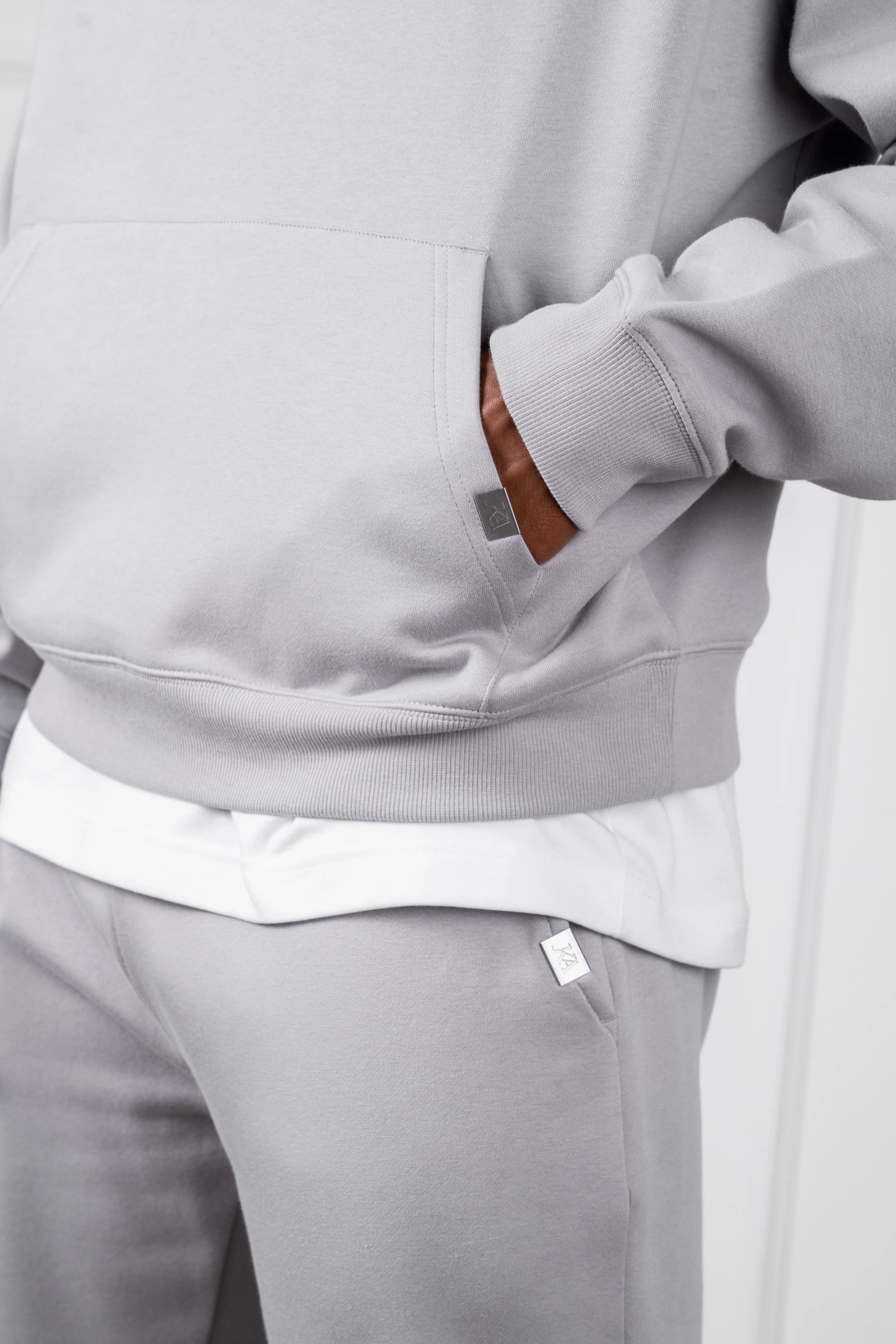 Oversized Boxy Hoodie - Grey - Image 6