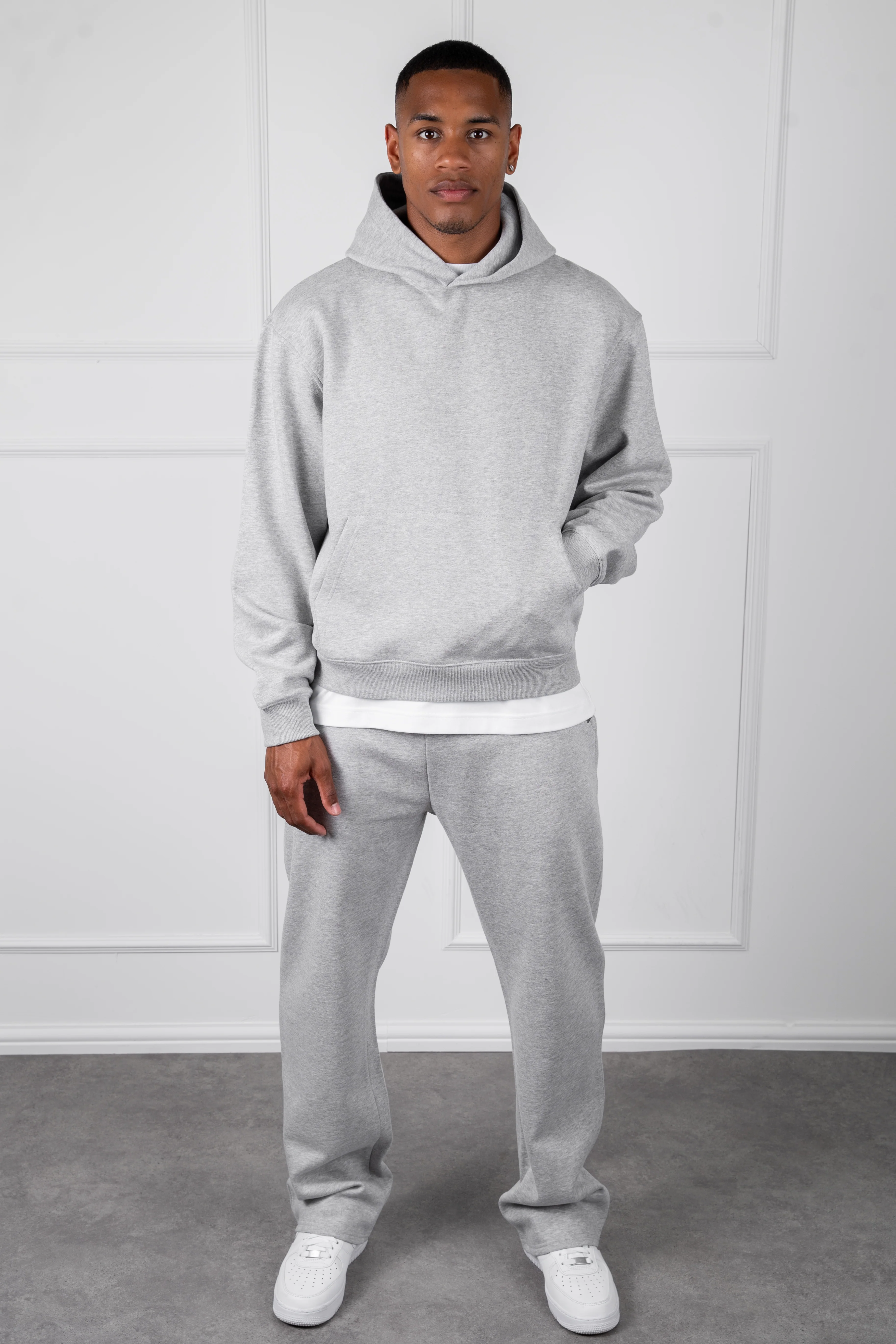 Relaxed Fit Jogger - Grey Marl - Image 2