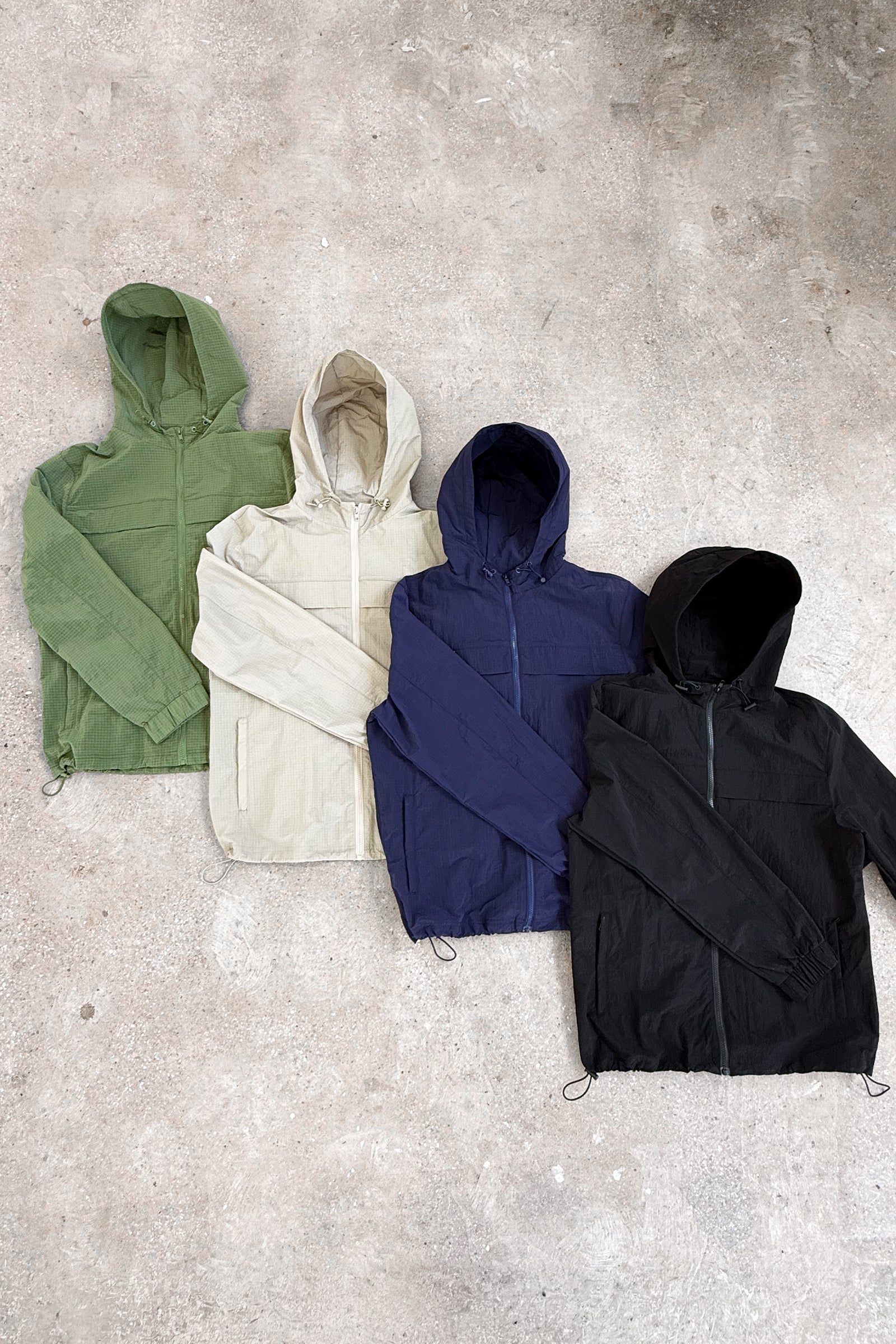 Ripstop Windbreaker Jacket - Champagne - Image 11