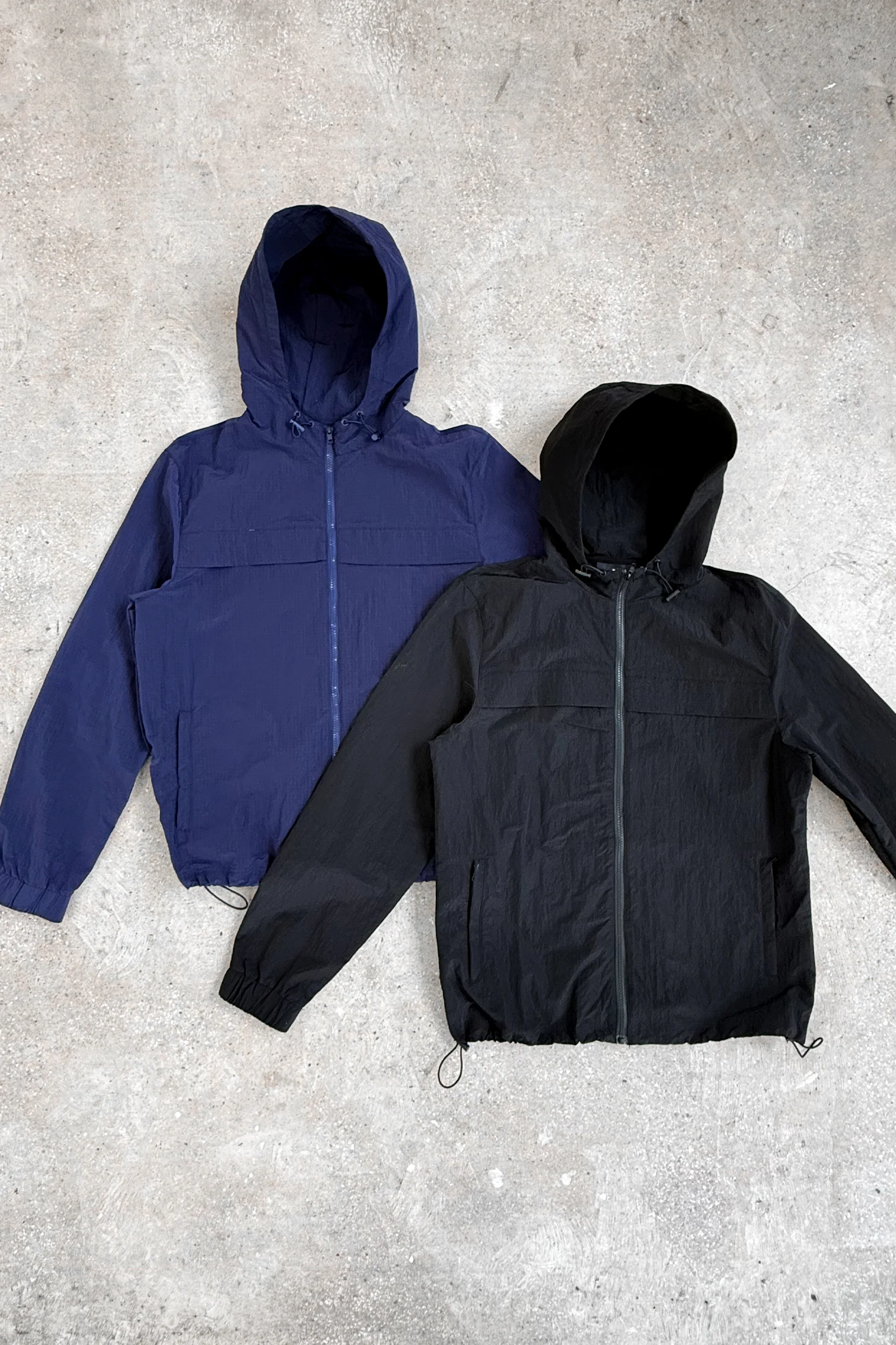 Ripstop Windbreaker Jacket - Navy - Image 5