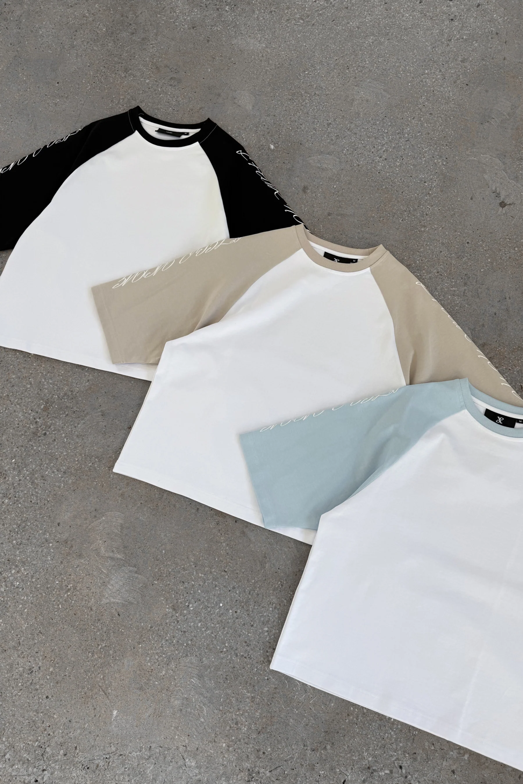 Scripture Raglan Boxy T-Shirt - White/Pastel Blue - Image 10