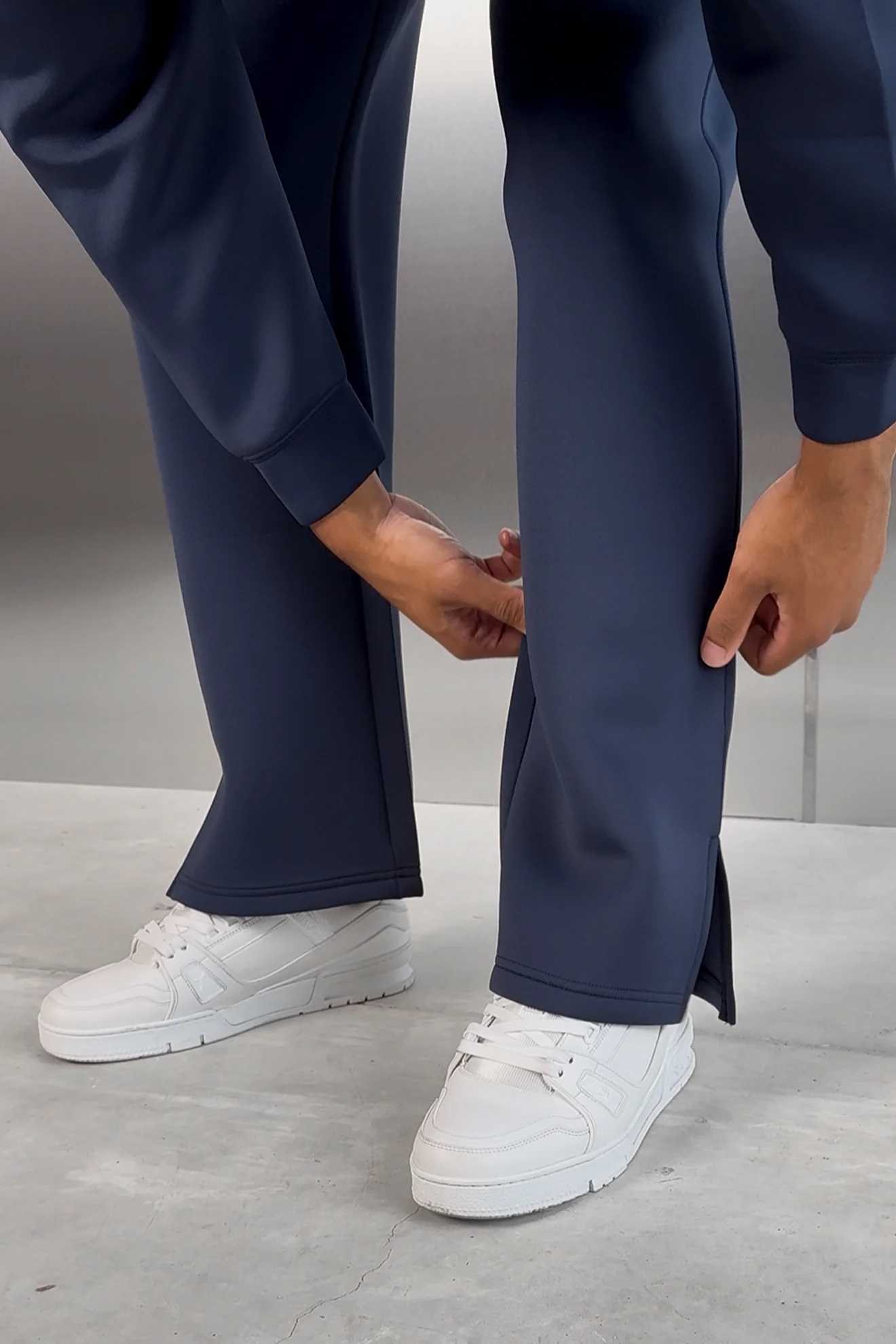 Scuba Split Hem Jogger - Navy - Image 4