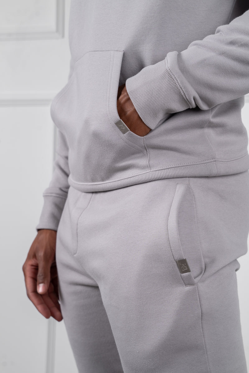 Slim Fit Hoodie - Grey - Image 5