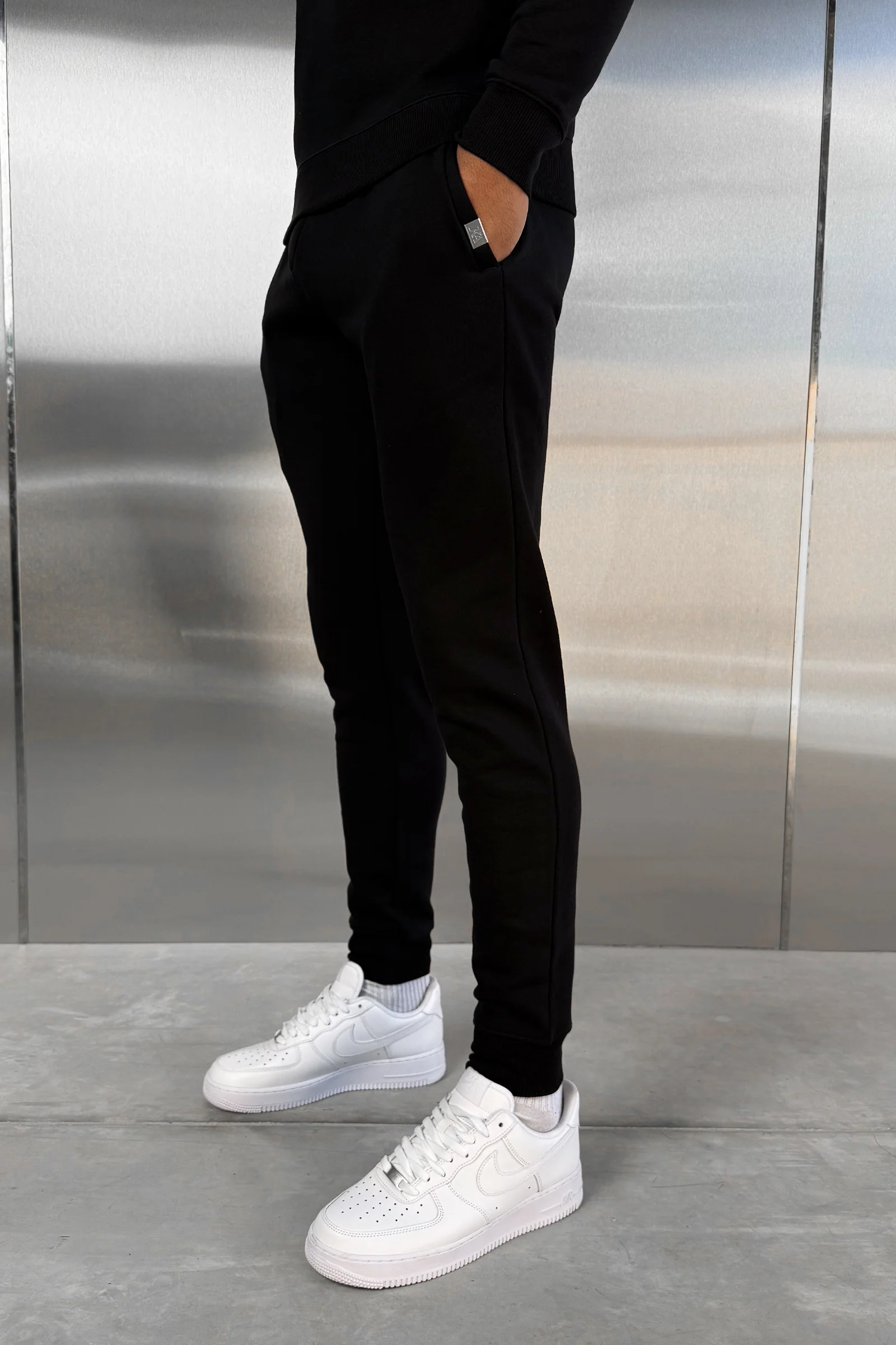 Slim Fit Jogger - Black - Image 5