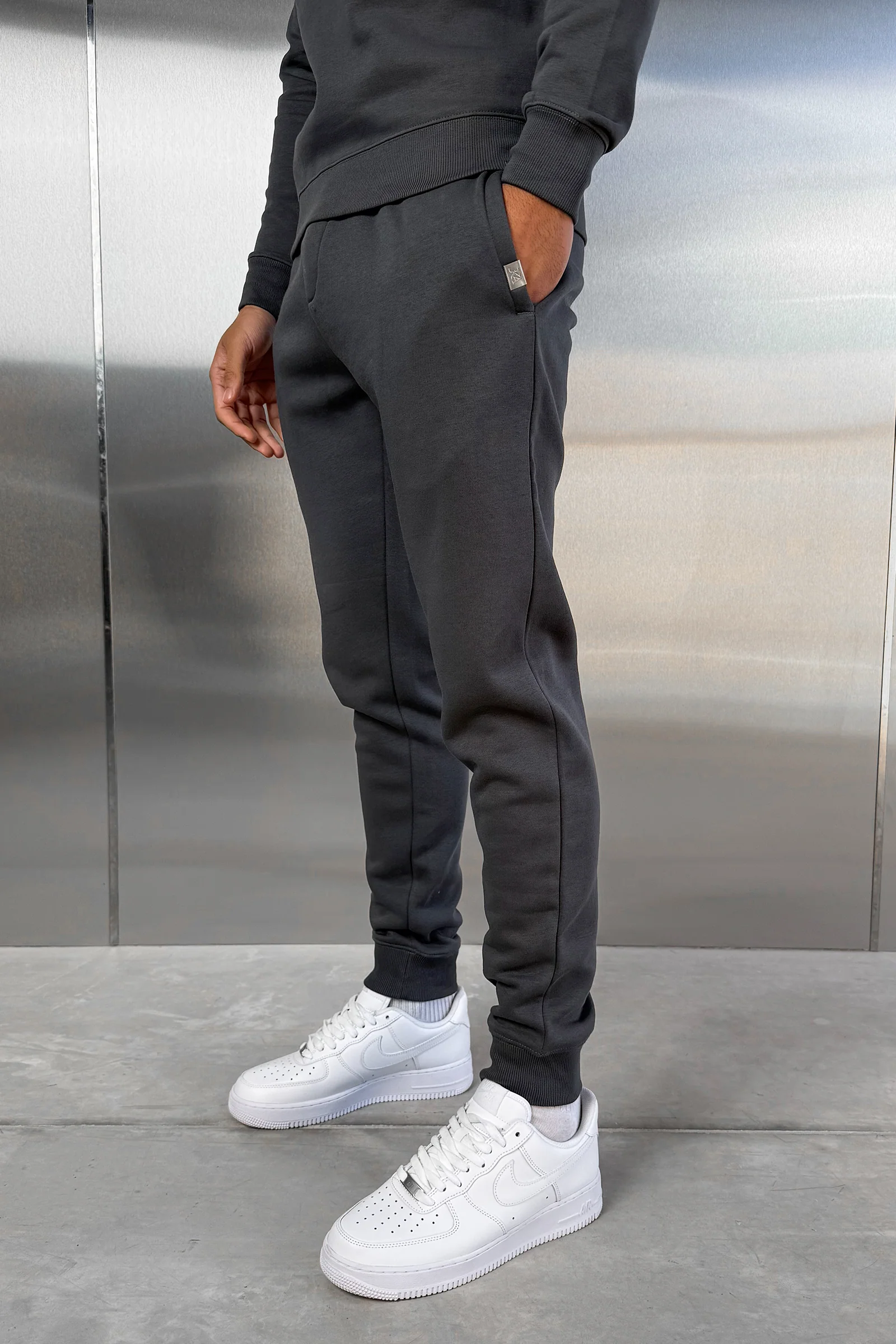 Slim Fit Jogger - Charcoal - Image 10