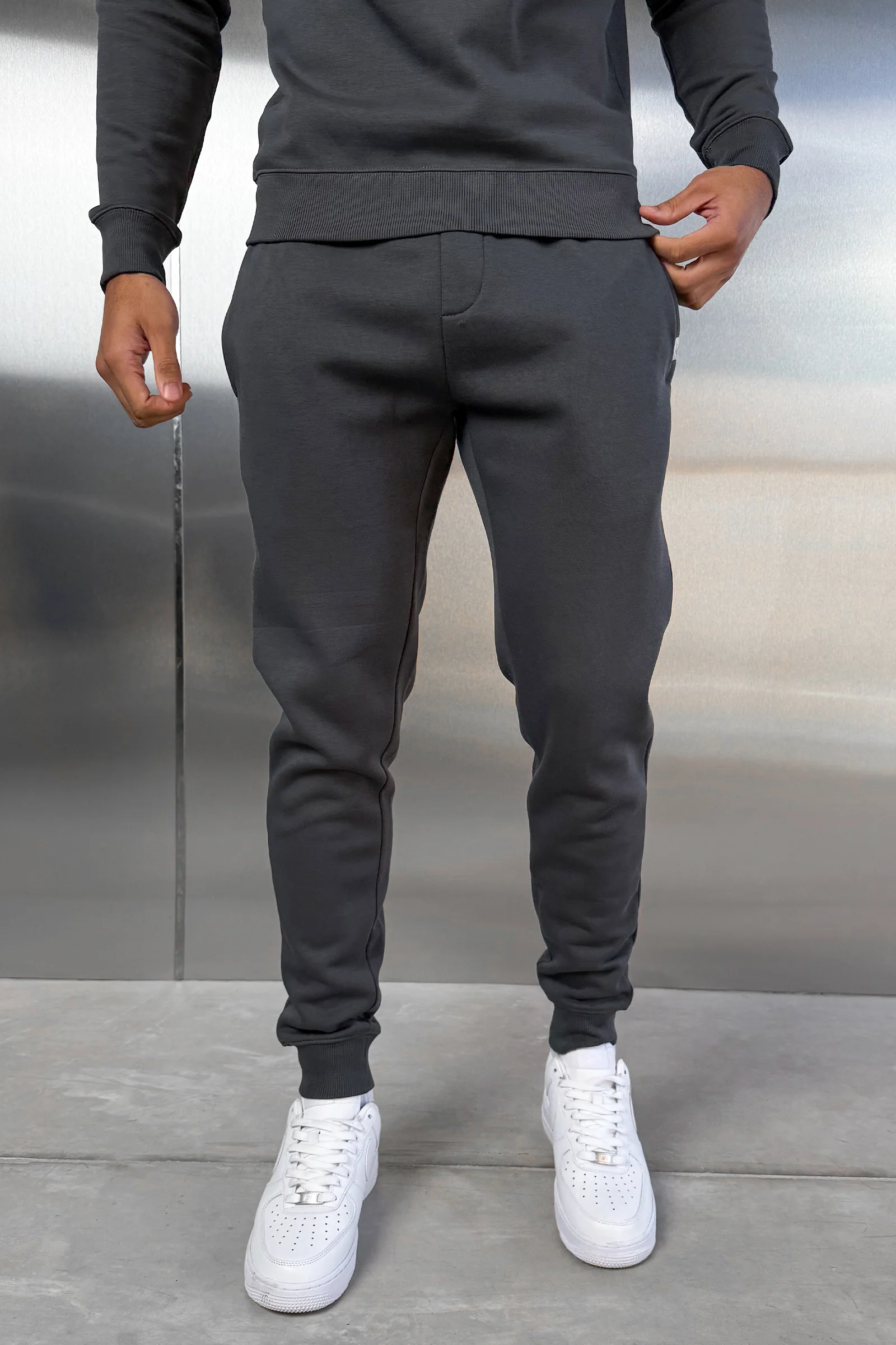 Slim Fit Jogger - Charcoal - Image 9