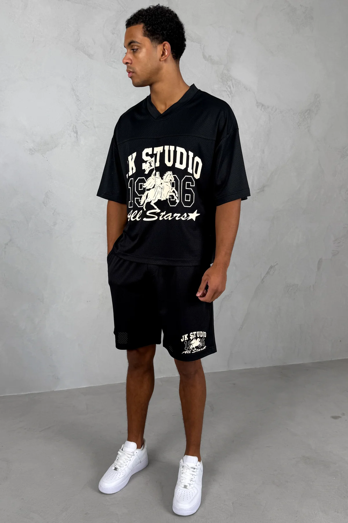 Studio Mesh Shorts - Black - Image 2