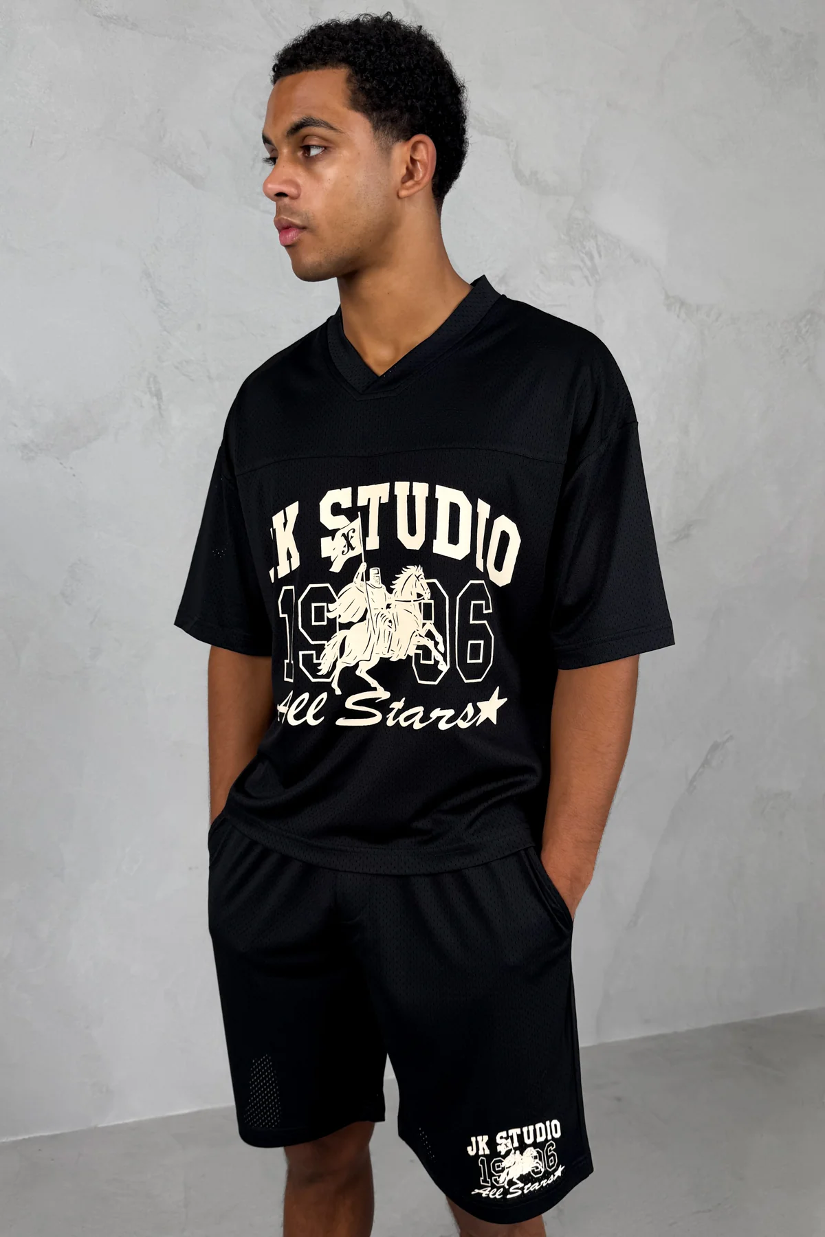 Studio Mesh Shorts - Black - Image 7