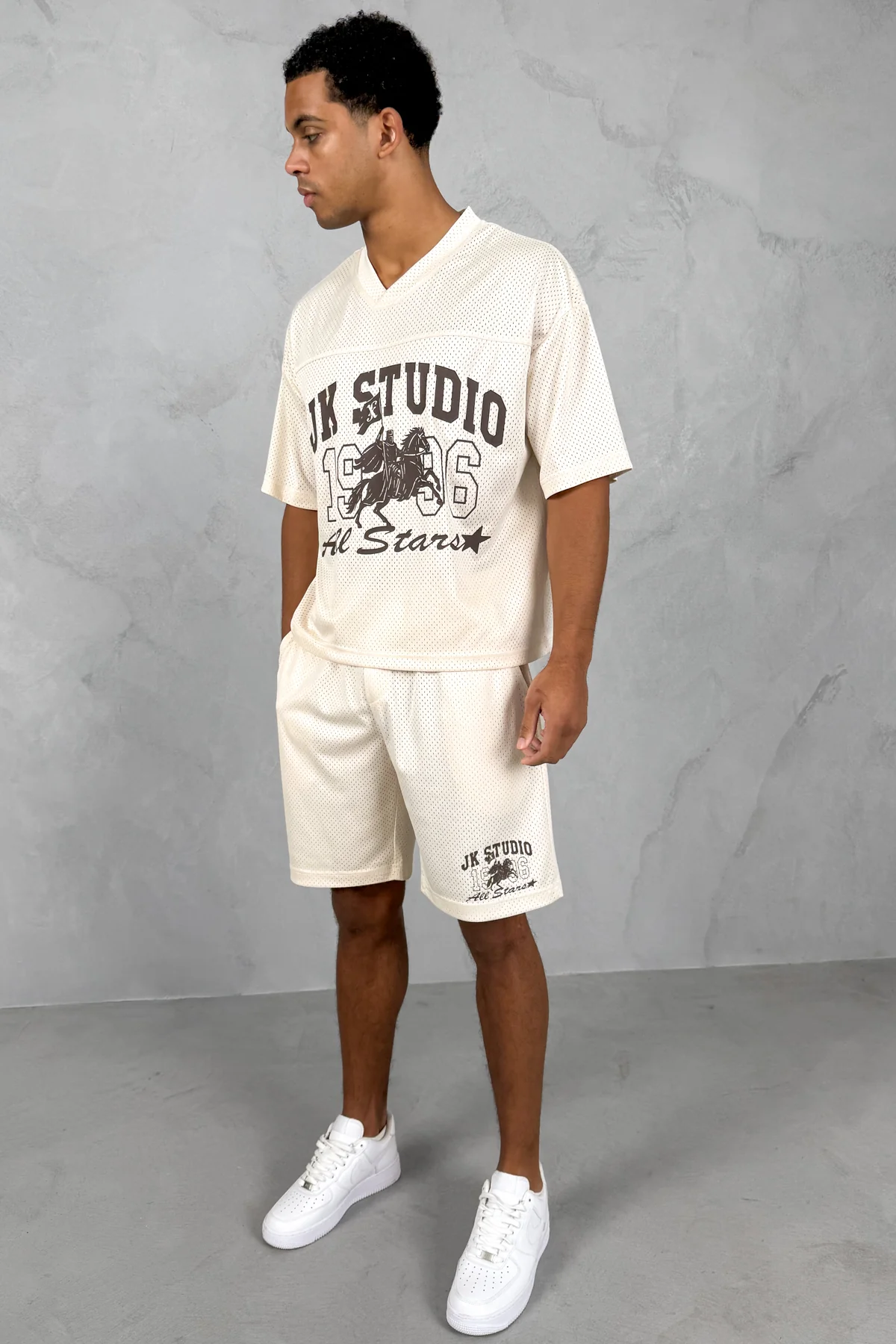 Studio Mesh Shorts - Off White - Image 2